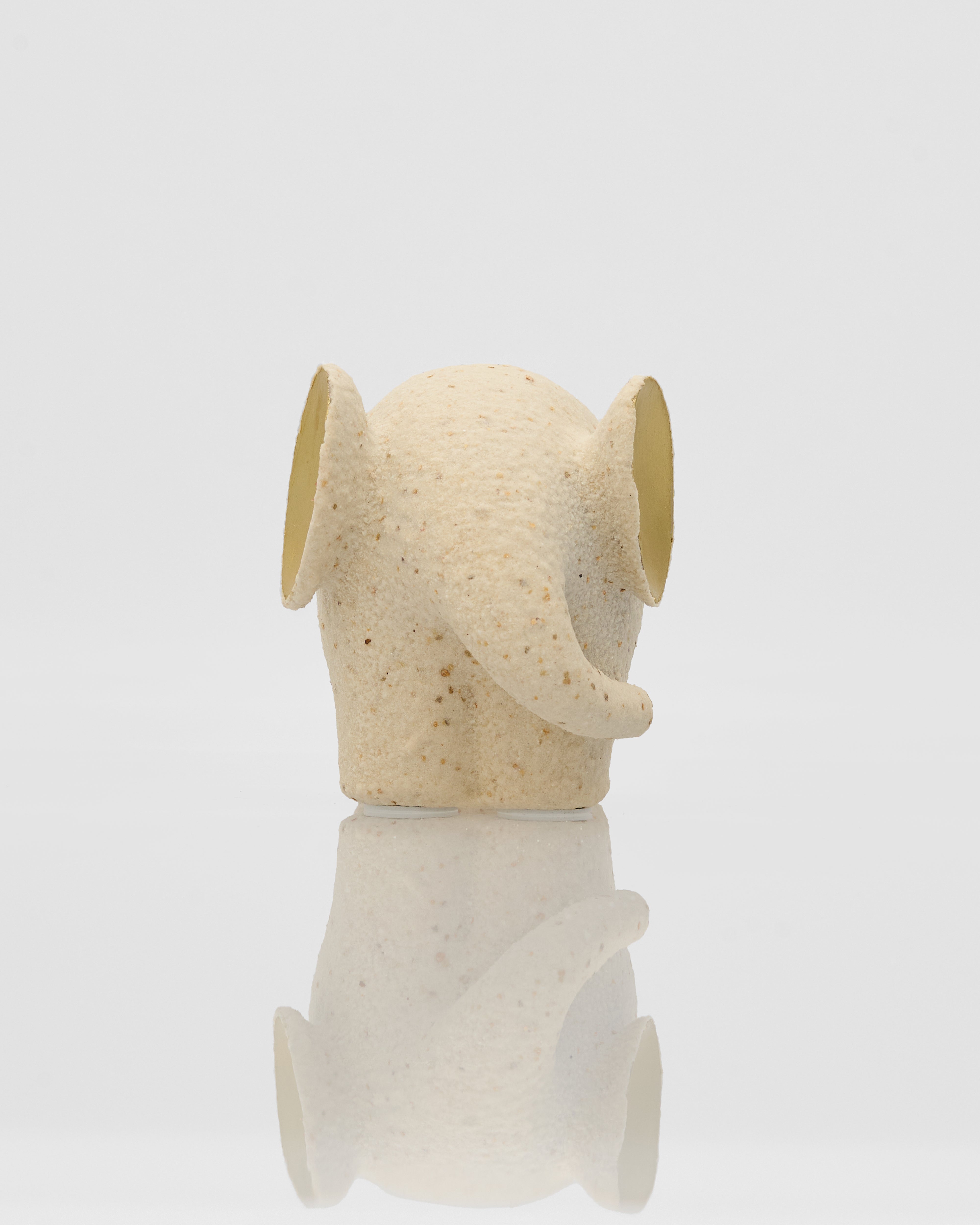 Ceramic Elephant Abstract Figurine