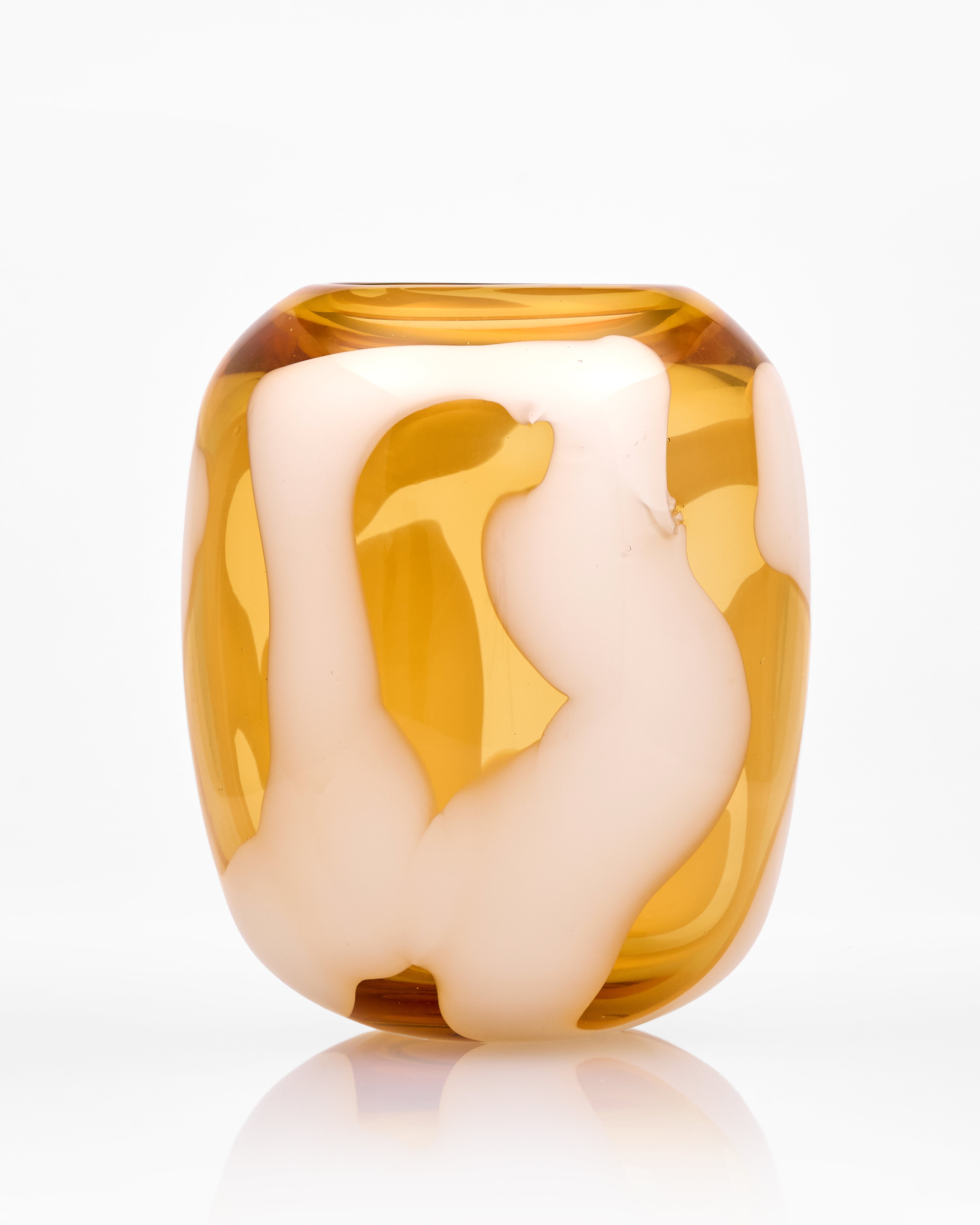 Sora Yellow Dual Vases