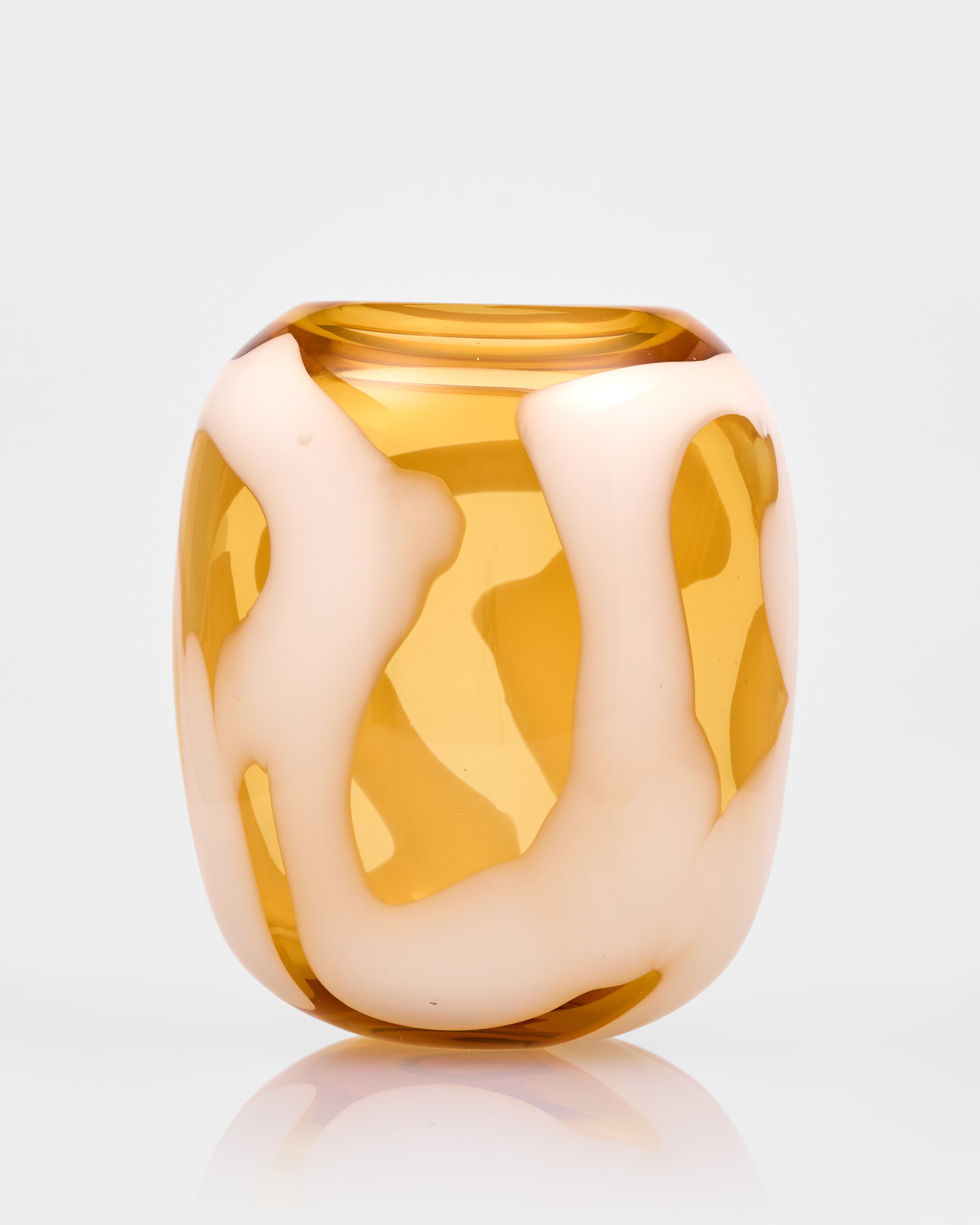 Sora Yellow Dual Vases
