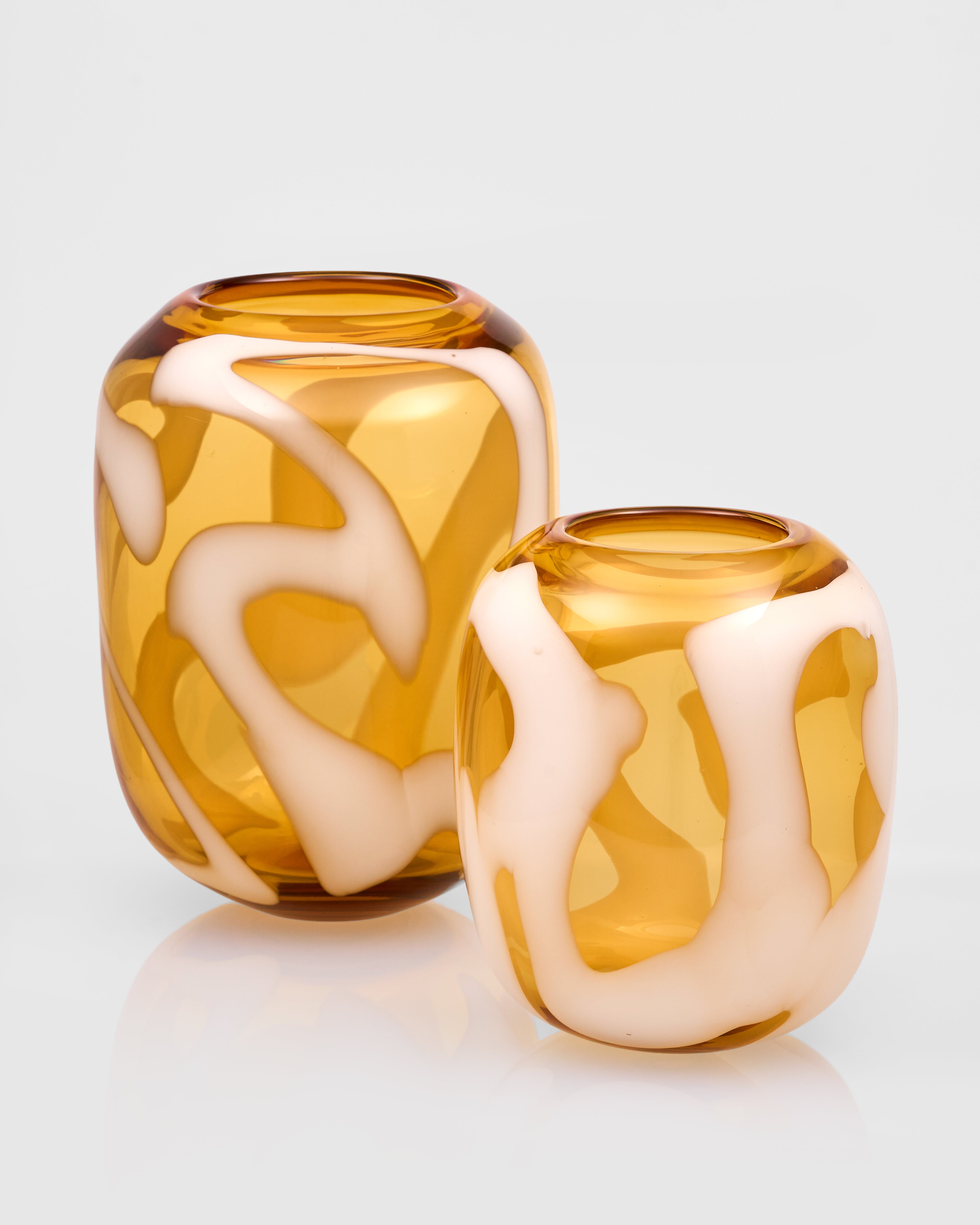 Sora Yellow Dual Vases