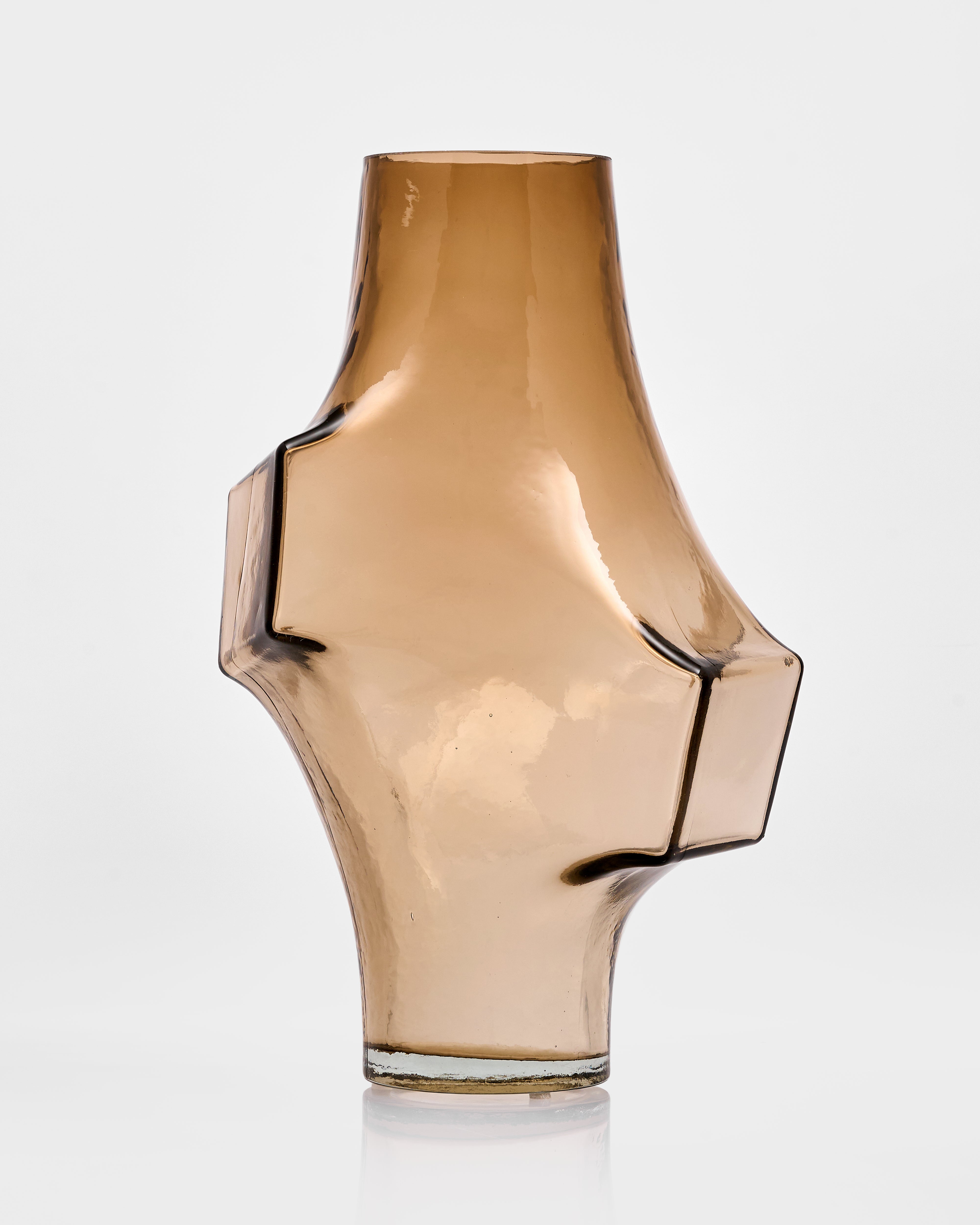 Supra Brown Bulge Vase