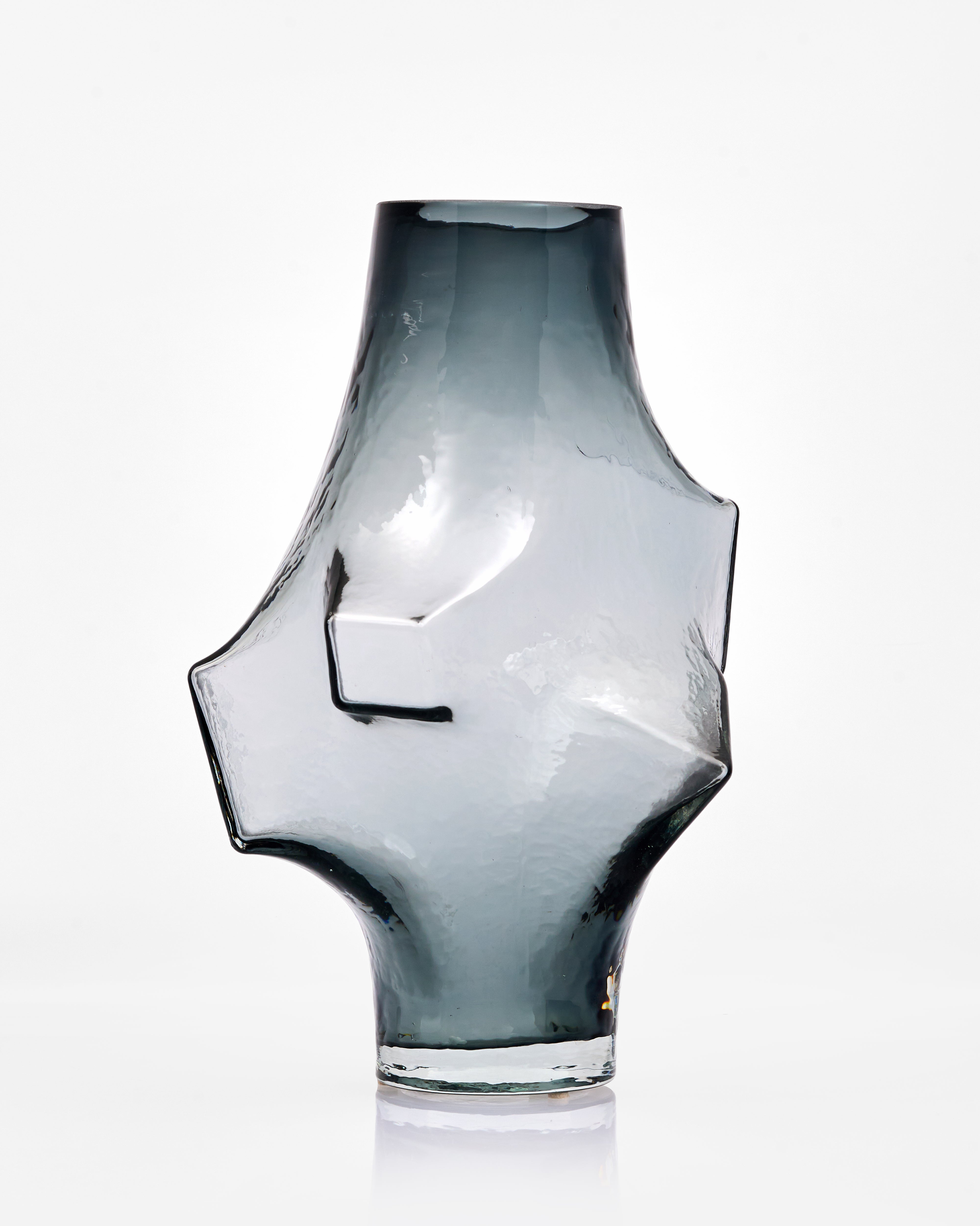 Supra Grey Bulge Vase