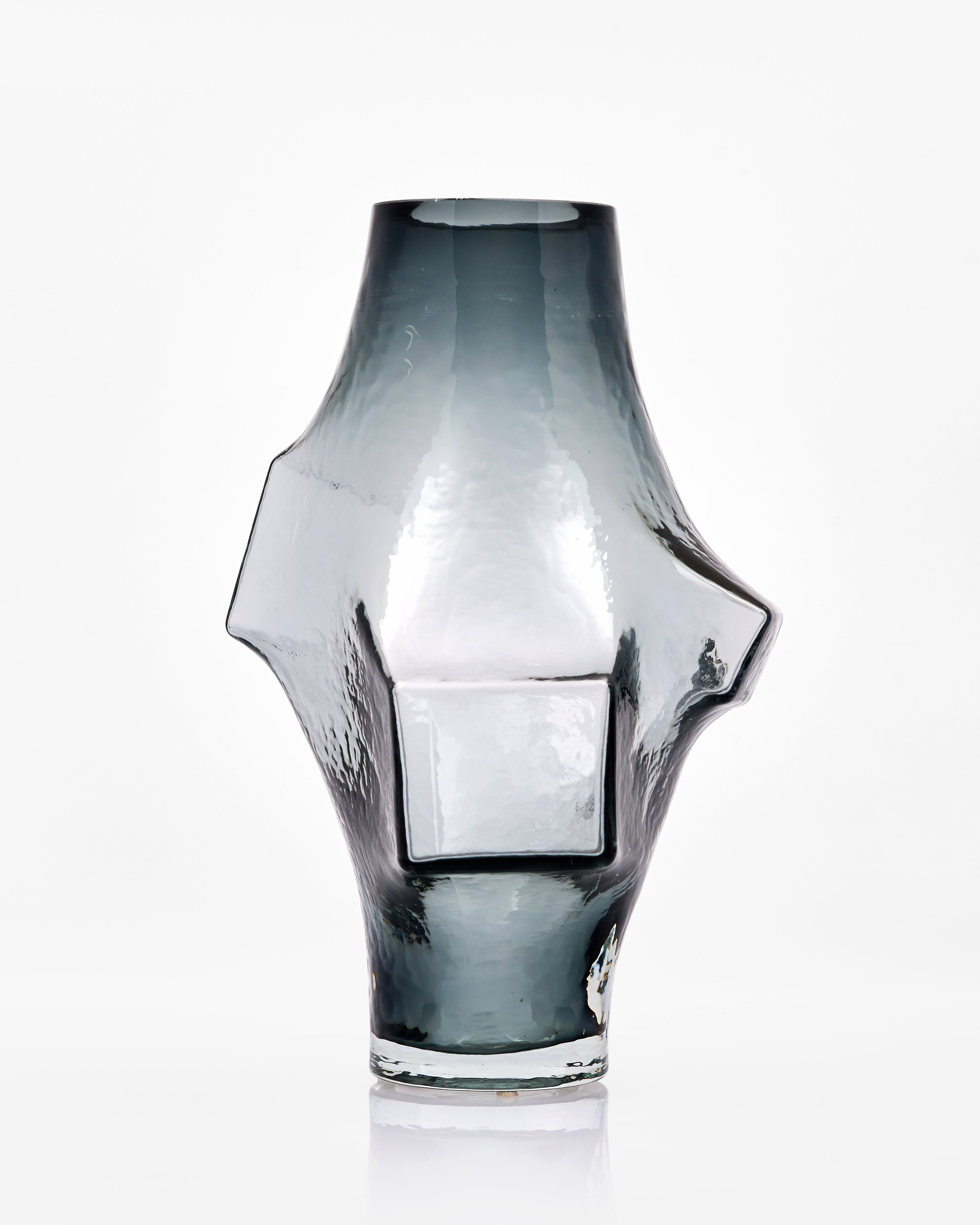 Supra Grey Bulge Vase