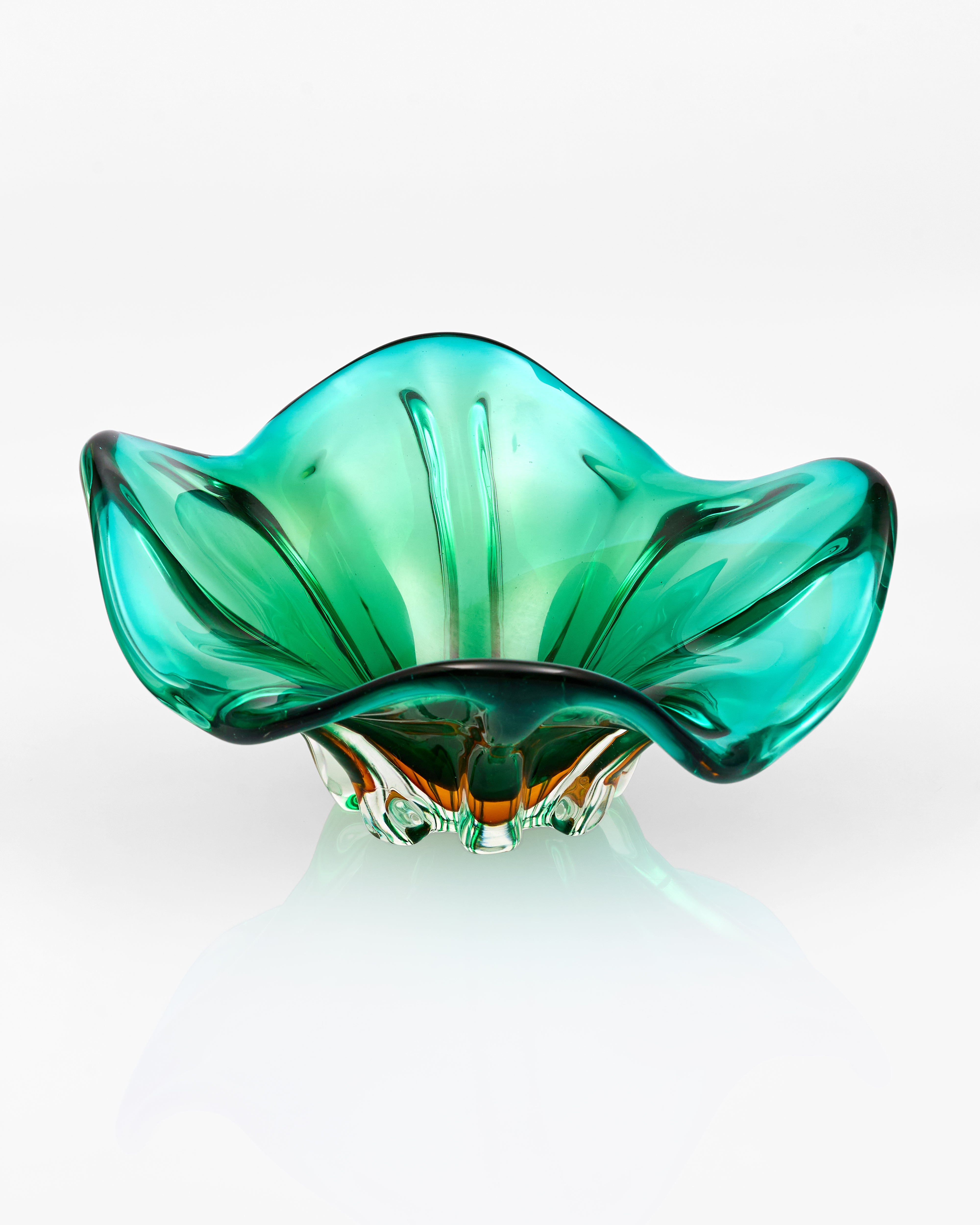 Swirly Green Crystal Decor