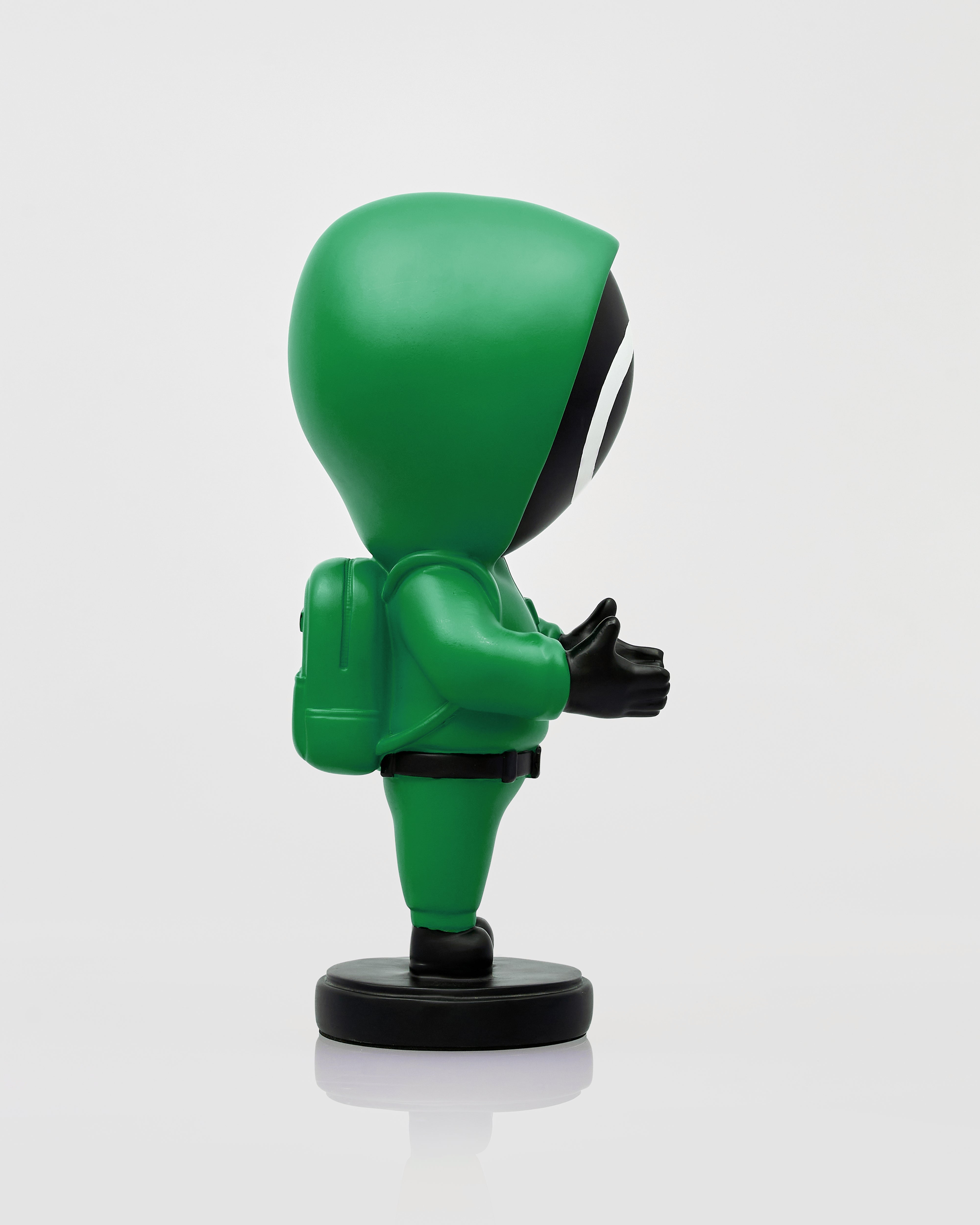 Masked Trio Figurine - Green