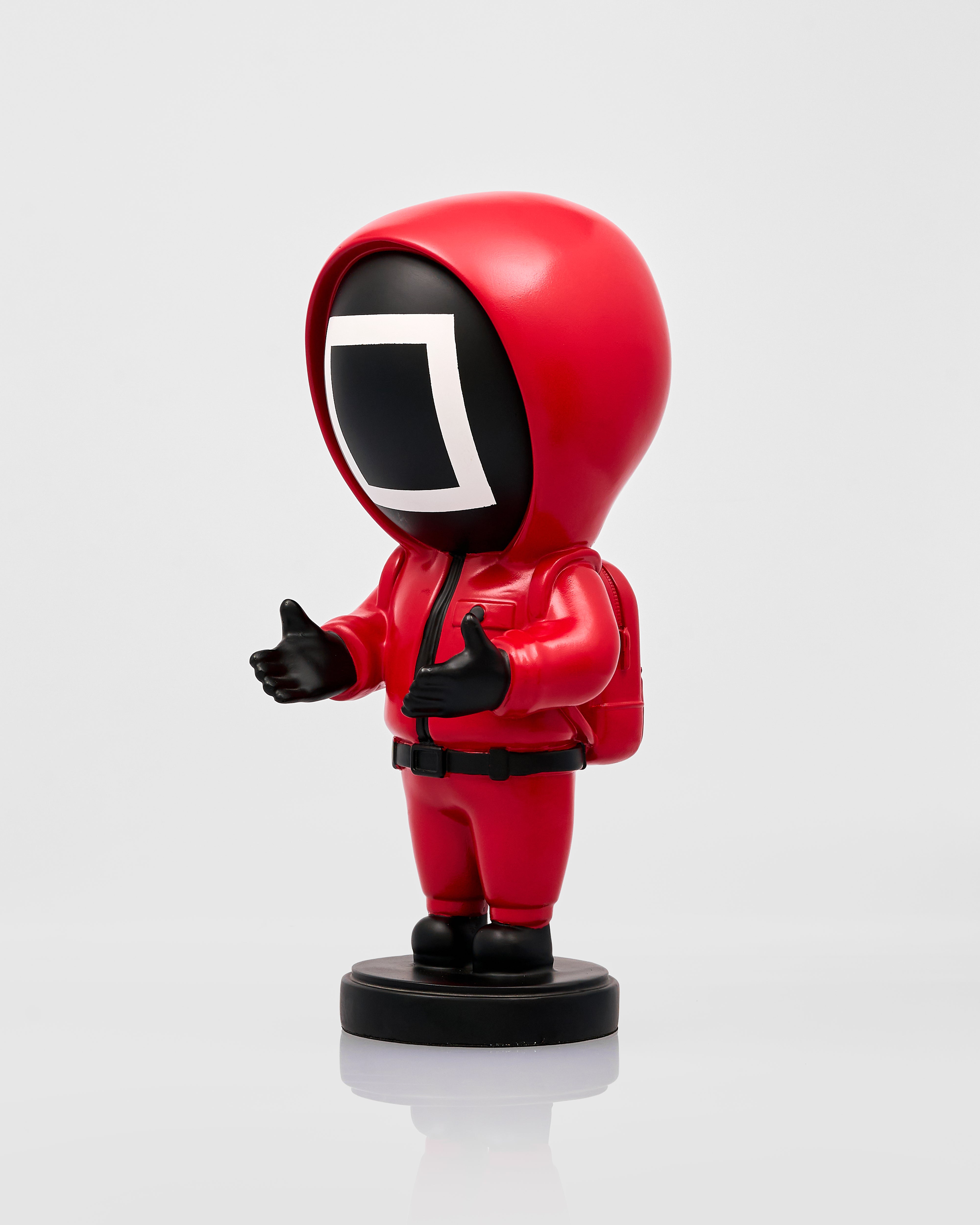 Crimson Masked Trio Figurines