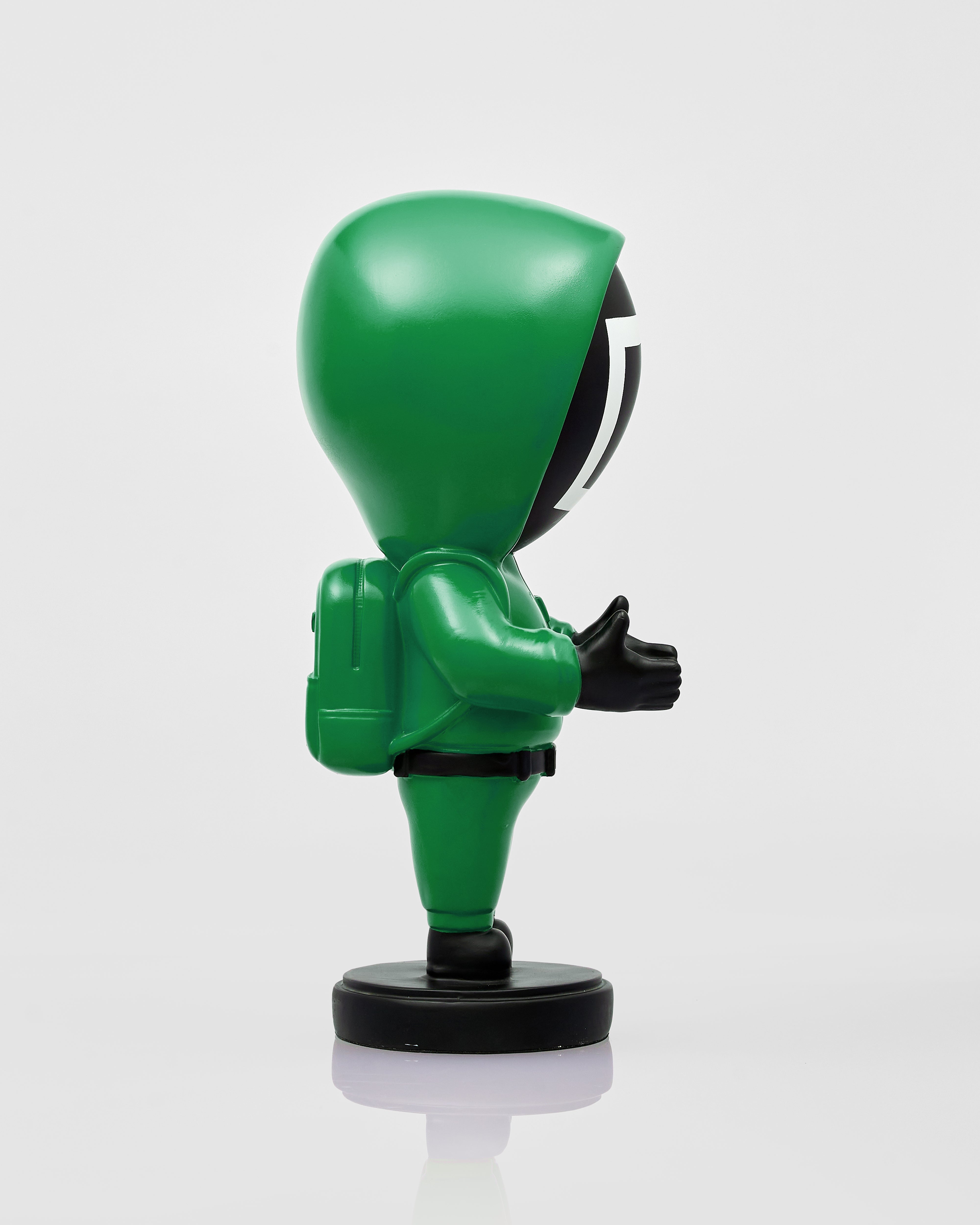 Masked Trio Figurine - Green