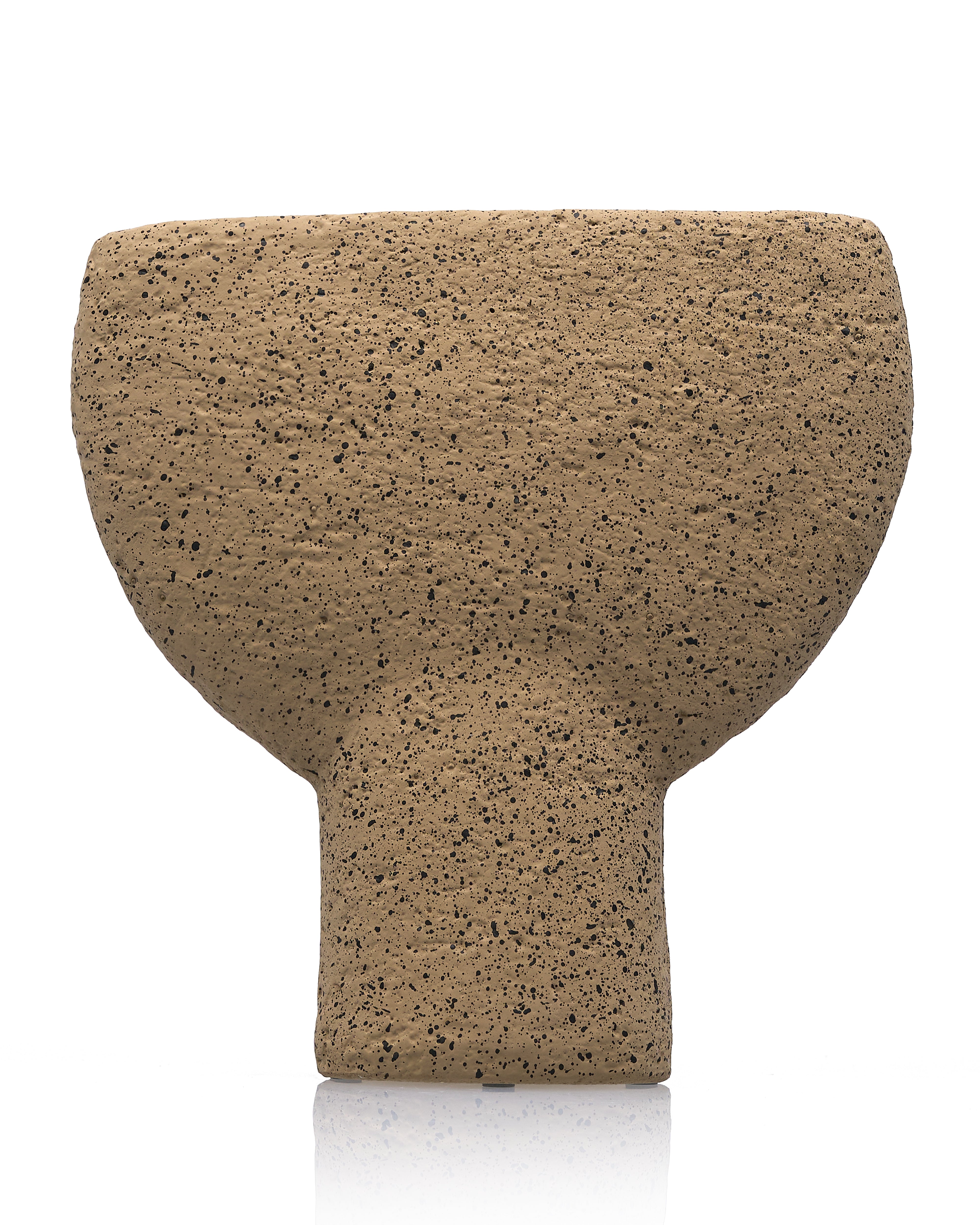 Dune Pedestal Cement Vase - Windsor Oak