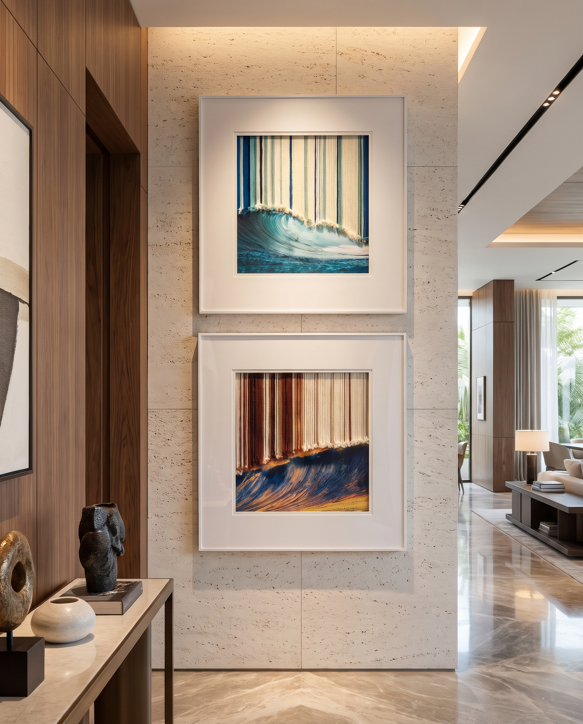 Echoes of the Surf - Modern Luxury Wallart