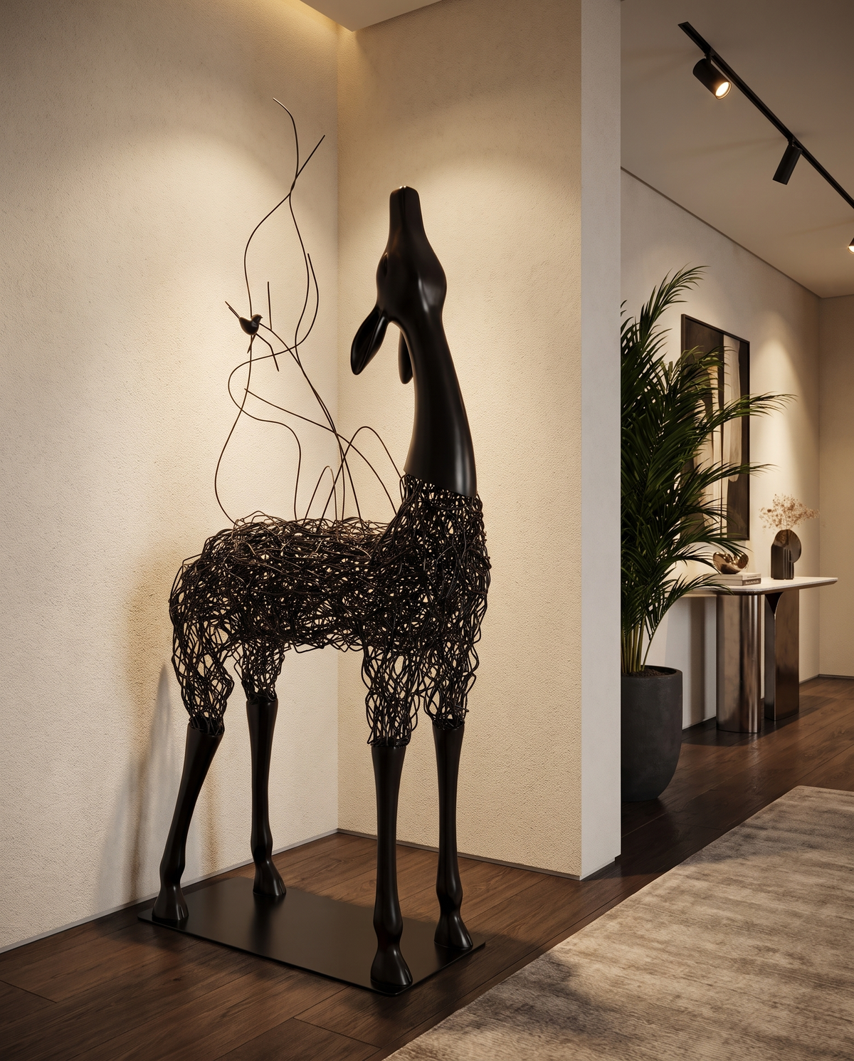 Echoing Herd Deer Large Sculpture