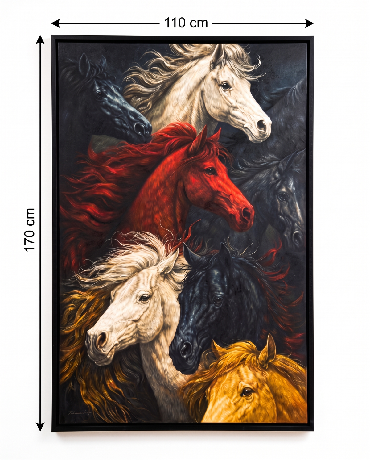 Equestrian Symphony - Modern Luxury Wallart