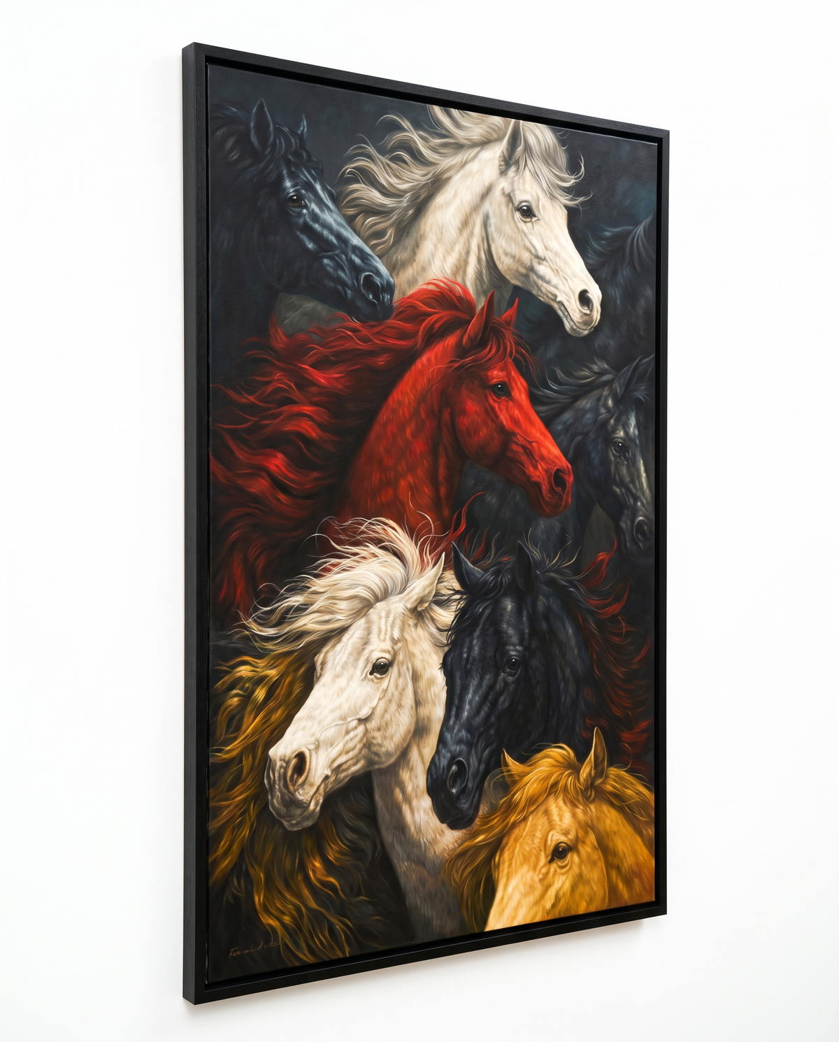 Equestrian Symphony - Modern Luxury Wallart