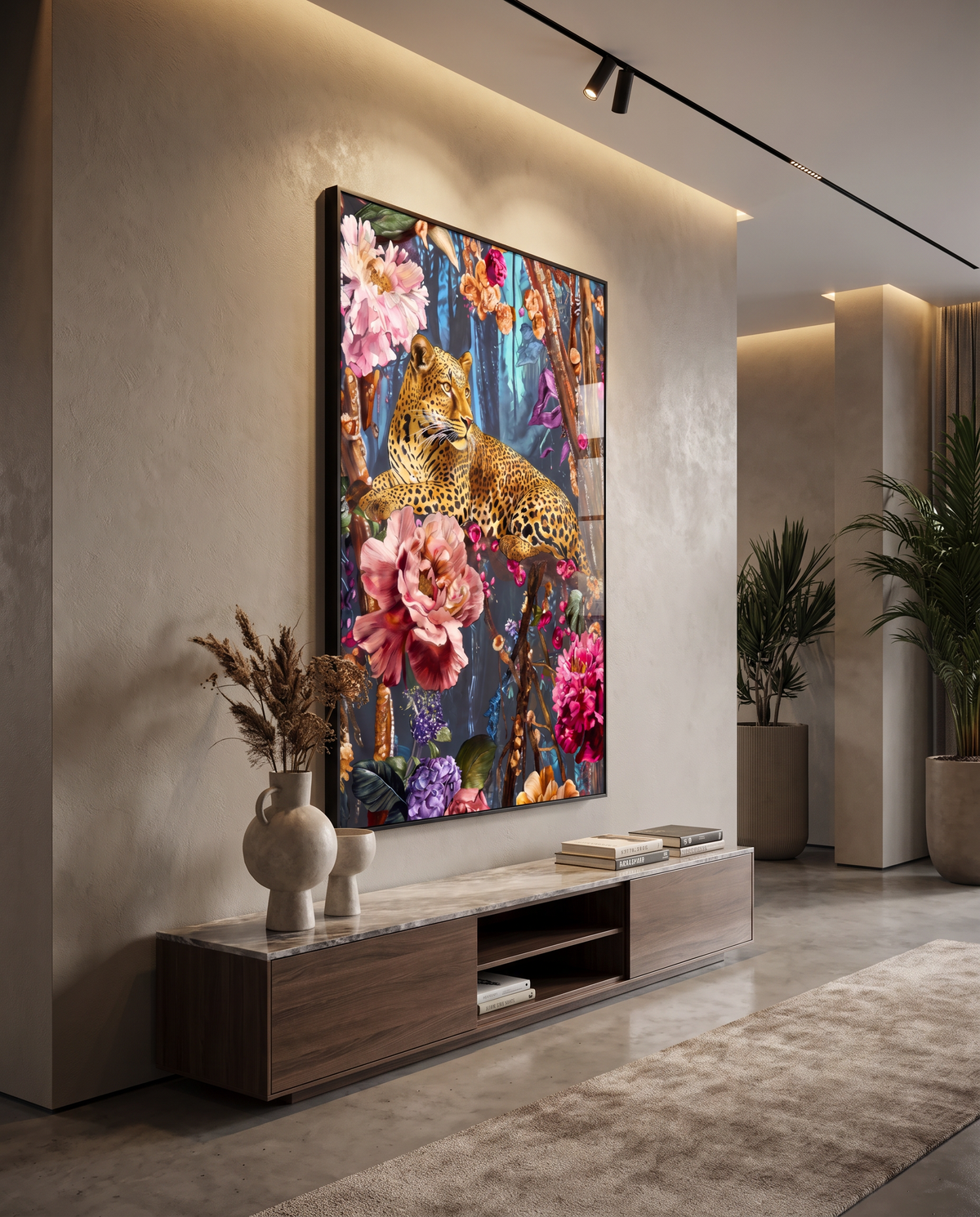 Flora & Feline - Luxury Embroidered Wallart