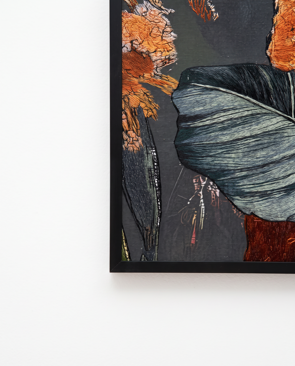 Flora & Feline - Luxury Embroidered Wallart