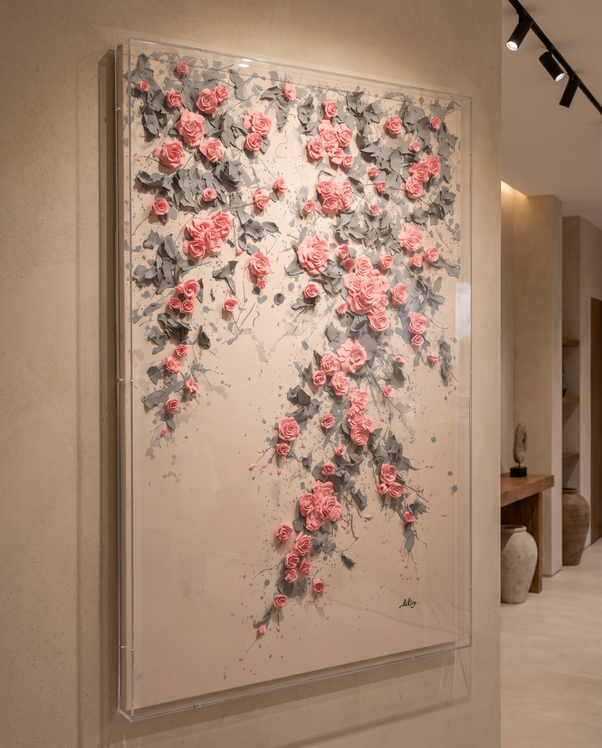 Flora’s Descent - Luxury Modern Wallart