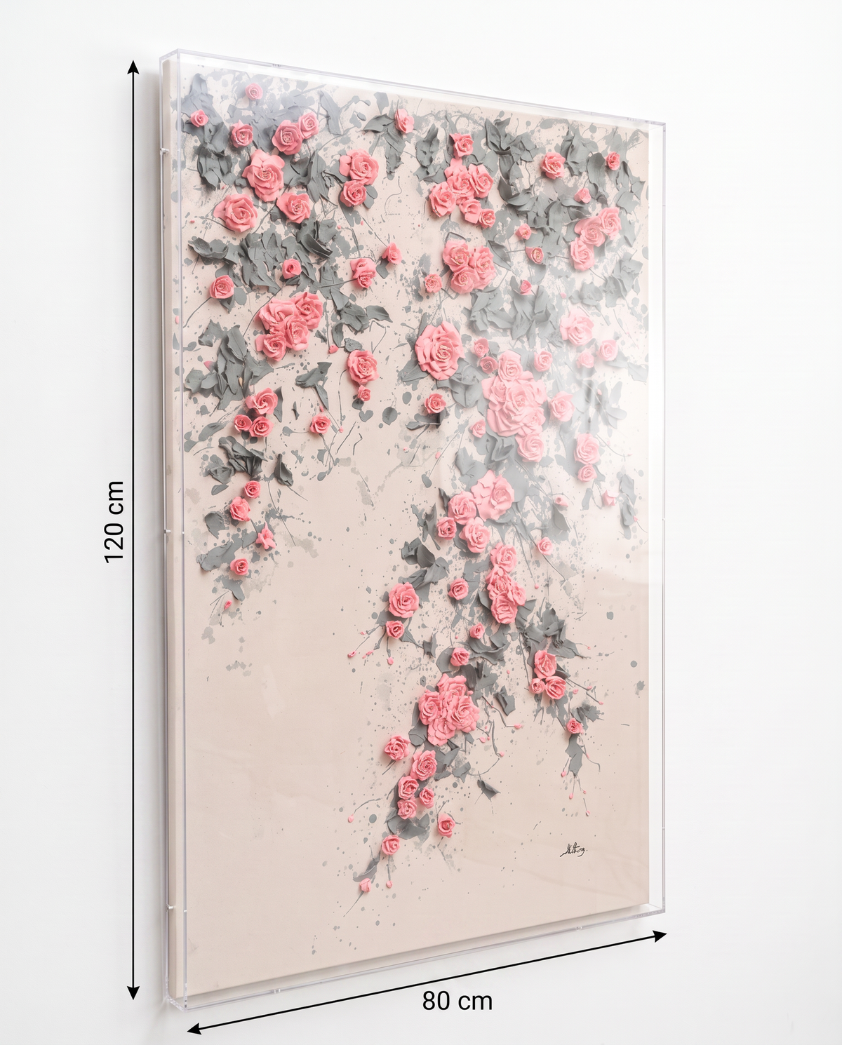 Flora’s Descent - Luxury Modern Wallart