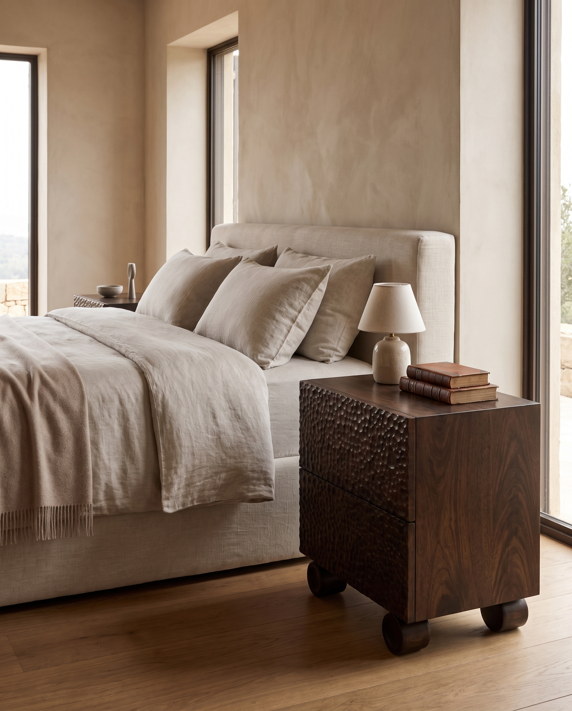 Garrison Nightstand Bedside Table(Set of 2)