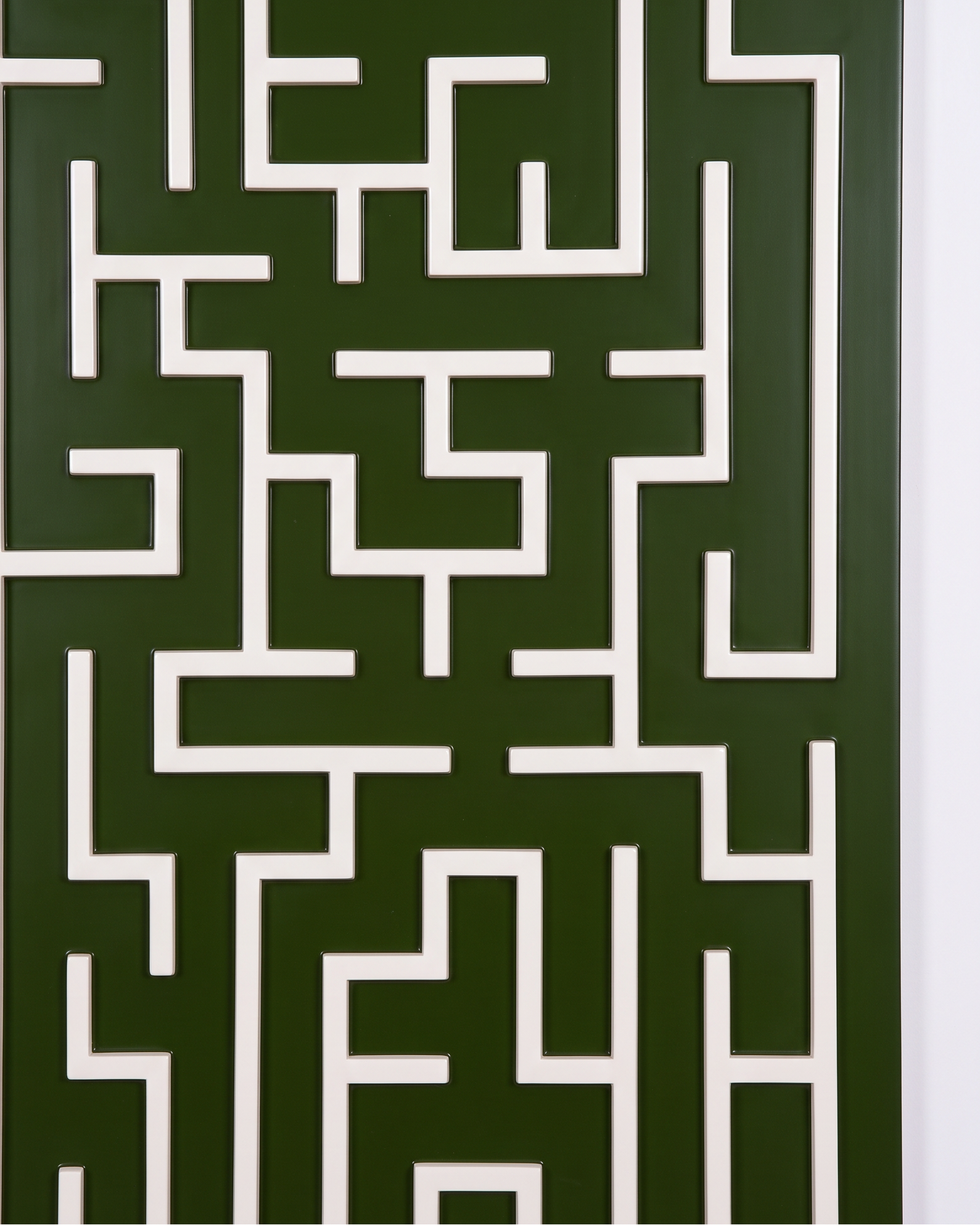 Harmony Maze Wall Art - Waiouru Green