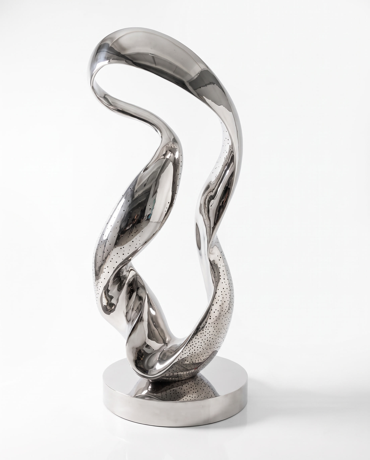 Infinity Ribbon Stainless Steel Large Sculpture