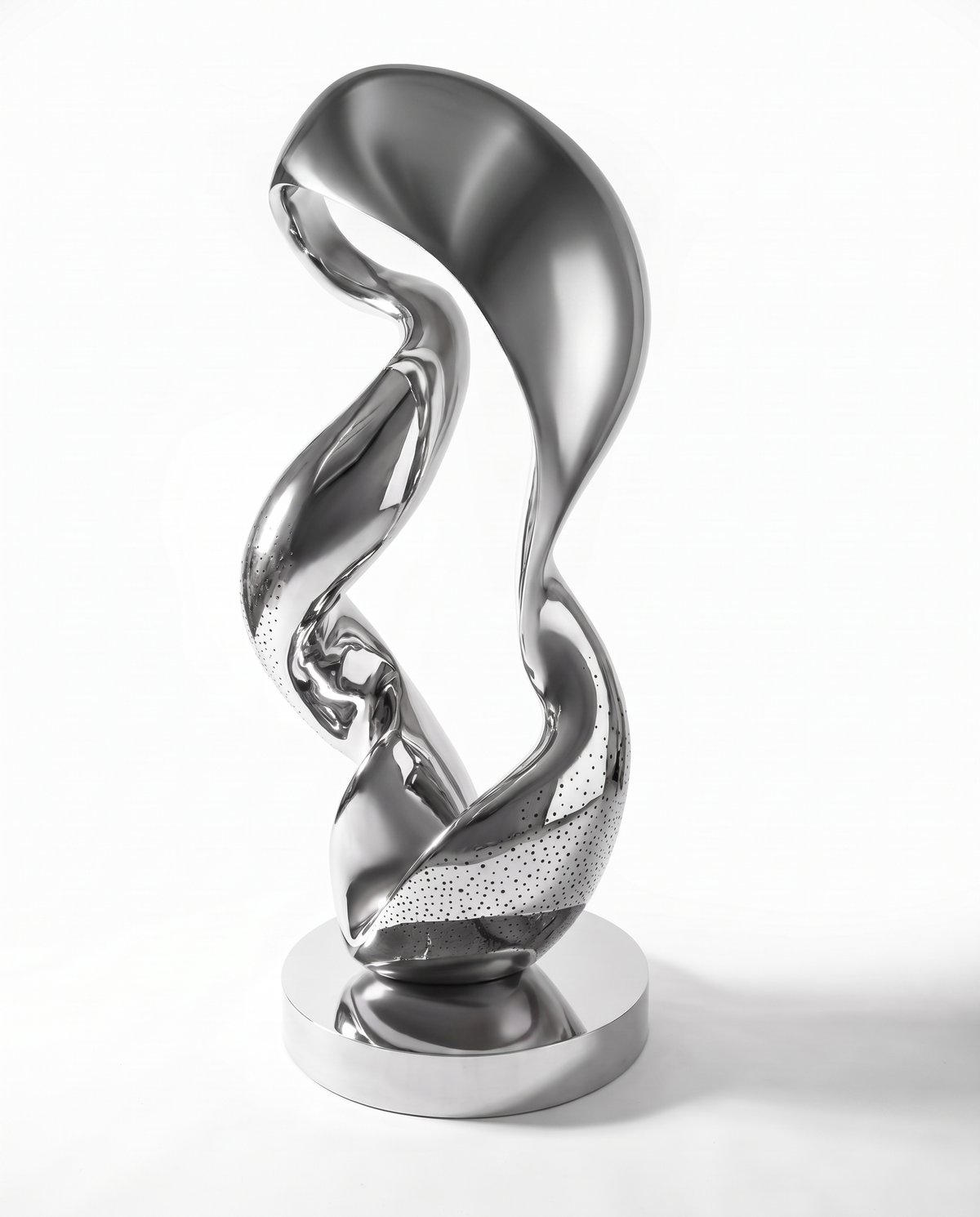 Infinity Ribbon Stainless Steel Large Sculpture