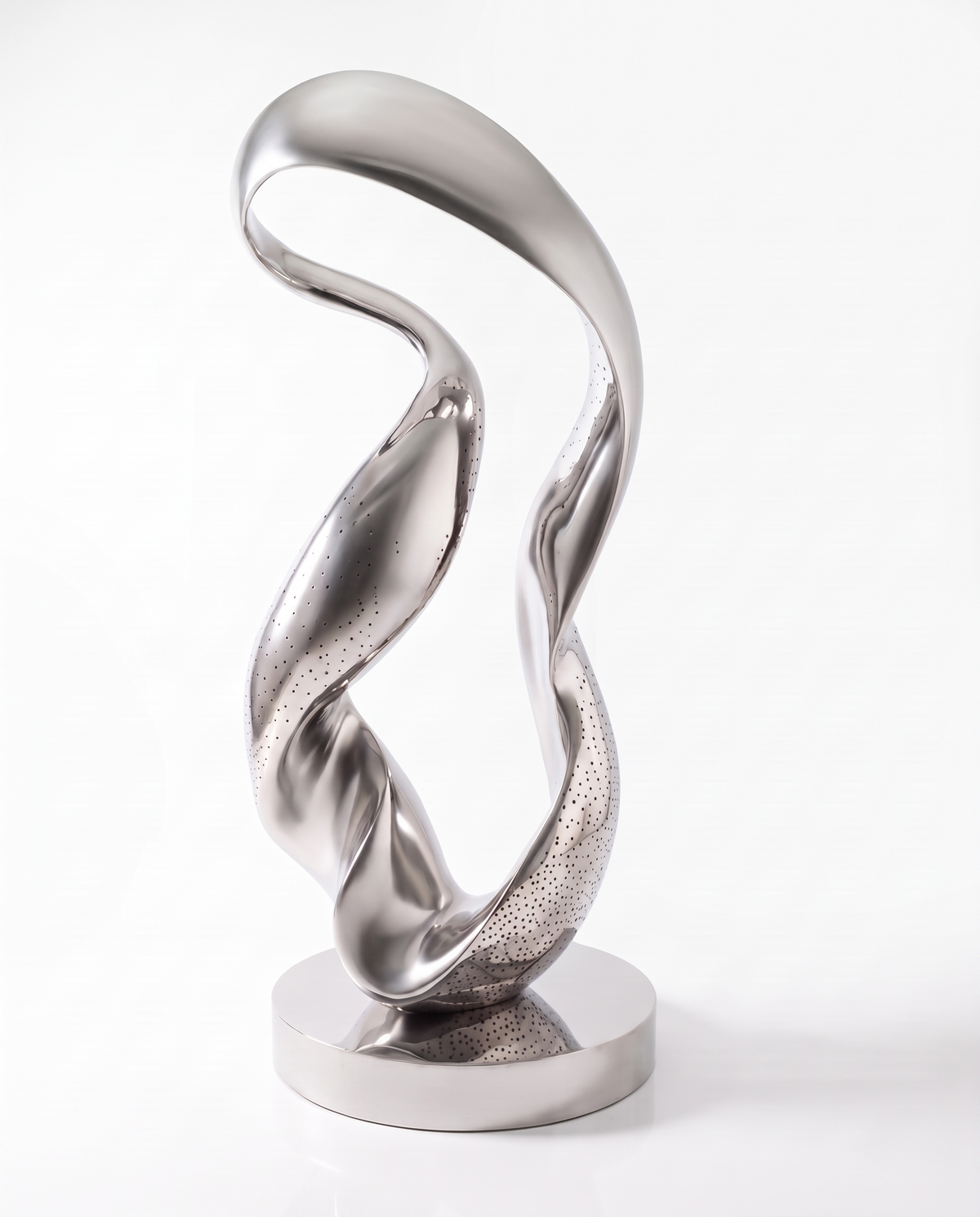 Infinity Ribbon Stainless Steel Large Sculpture
