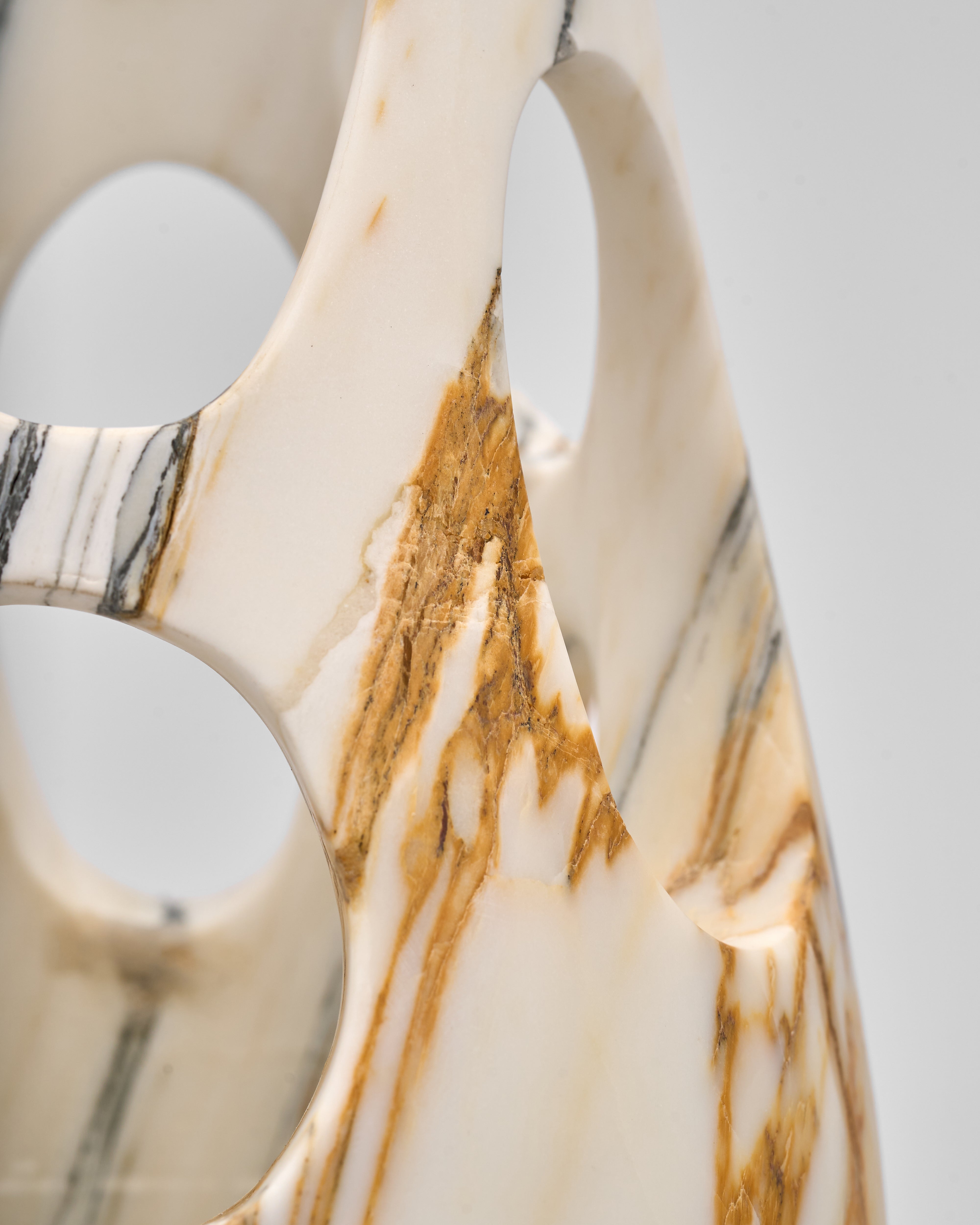 Ivory Crest Marble Decor