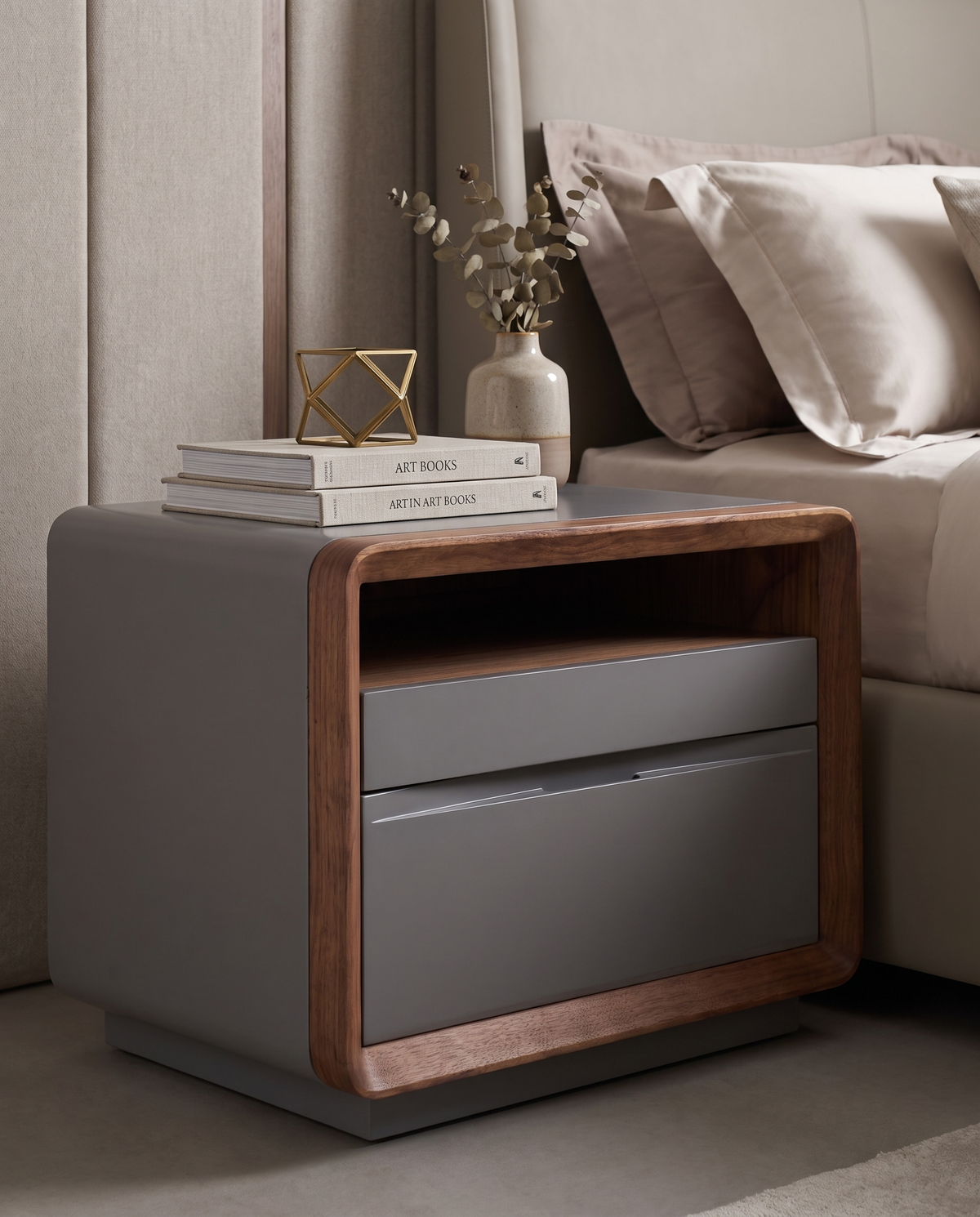 Jerome Buro Nightstand Bedside Table(Set of 2)