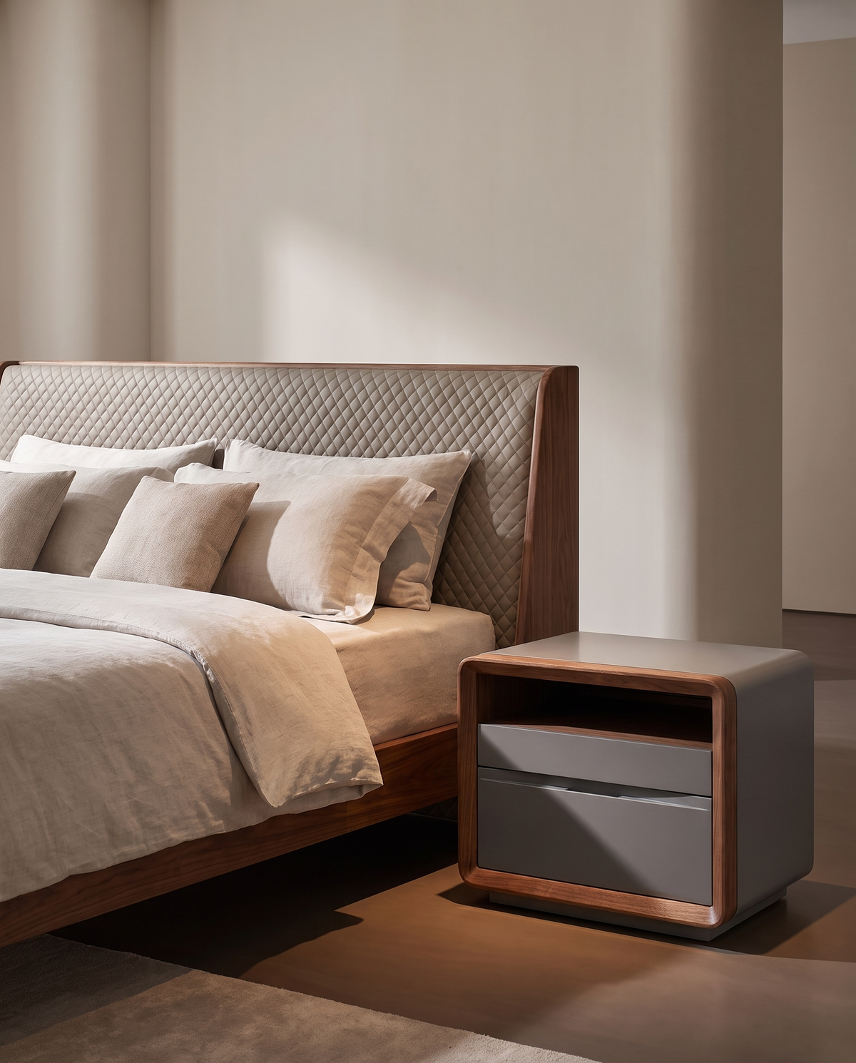 Jerome Buro Nightstand Bedside Table(Set of 2)