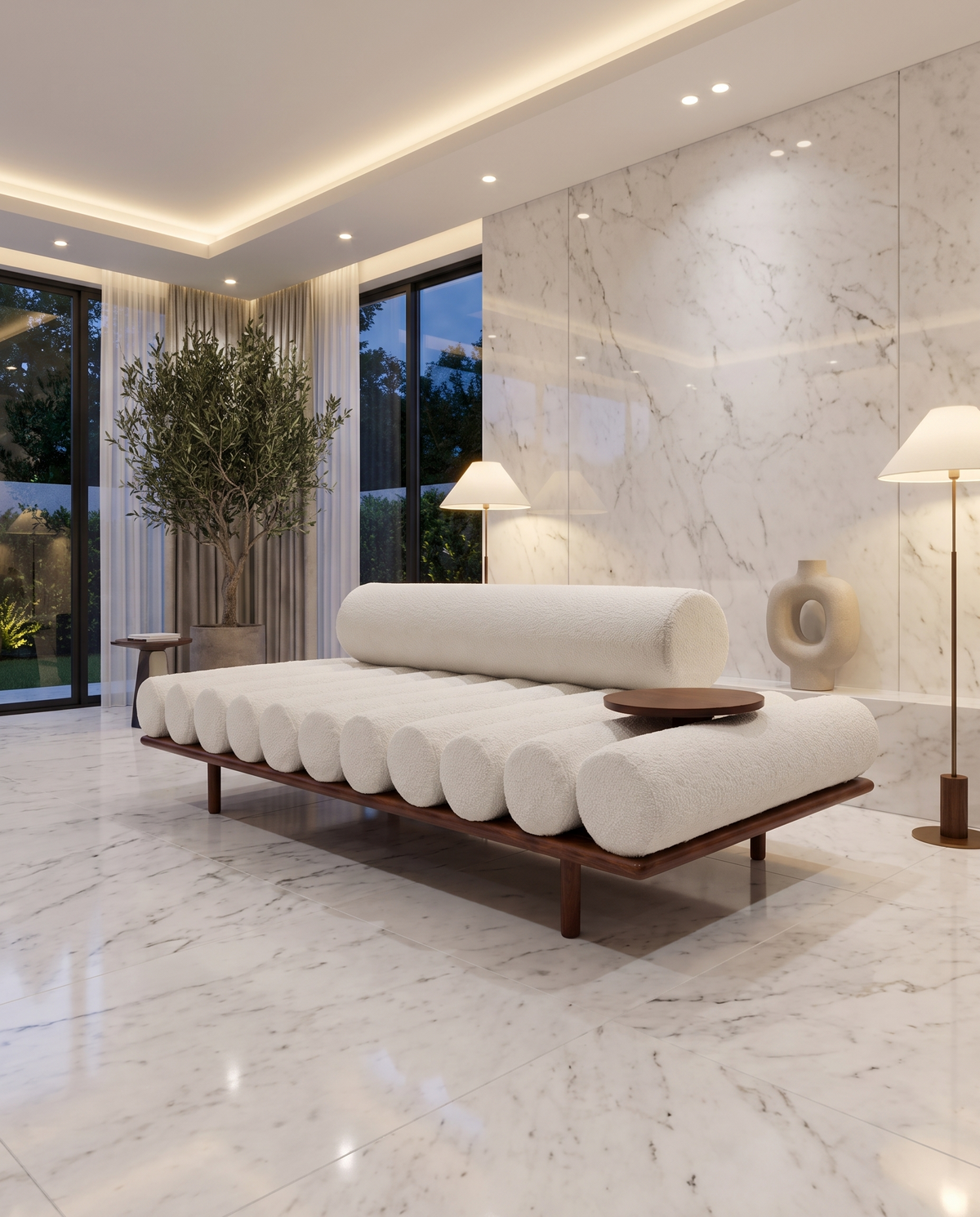 Kalvin Pillar Daybed Sofa