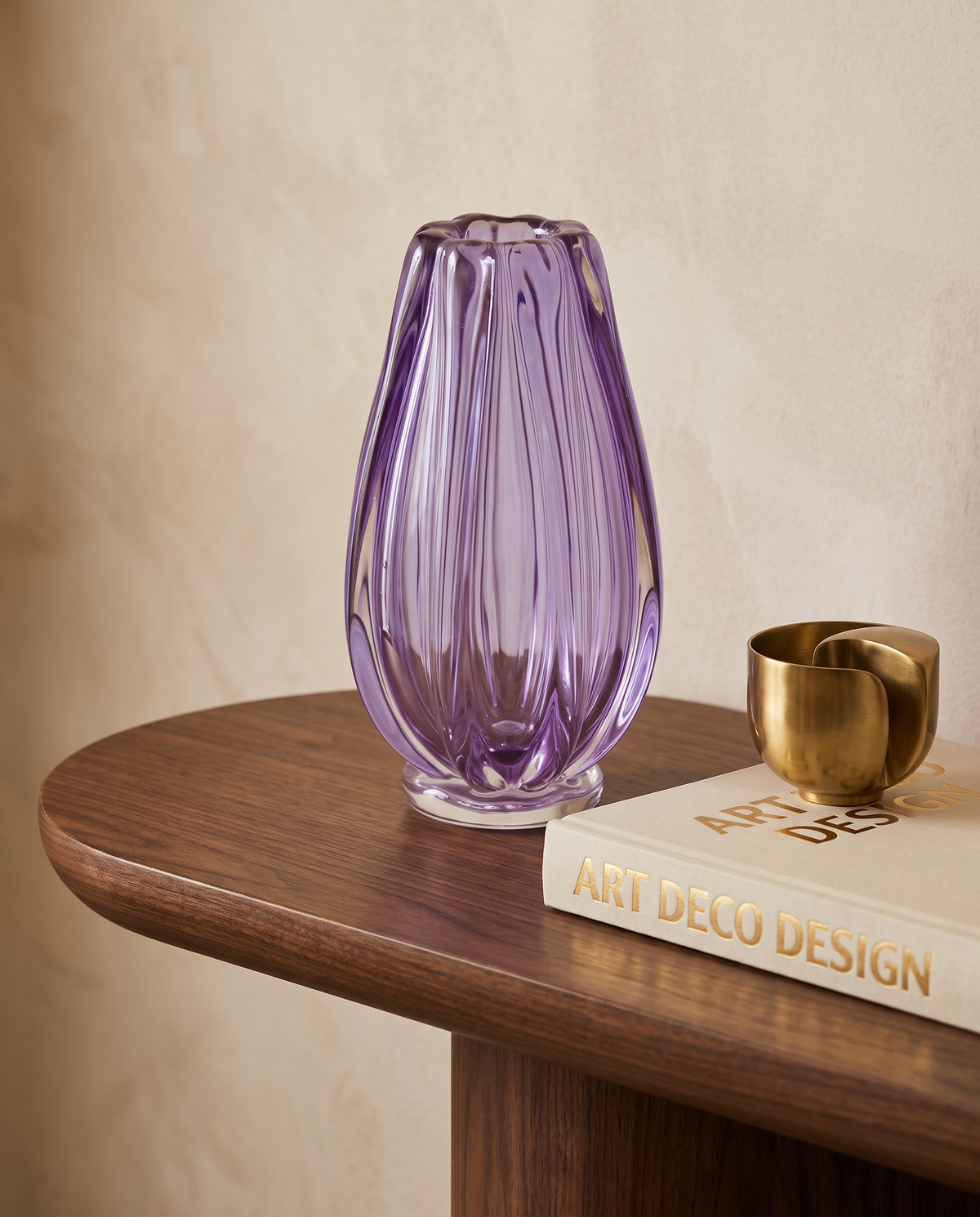 Kunzite Purple Crystal Vase