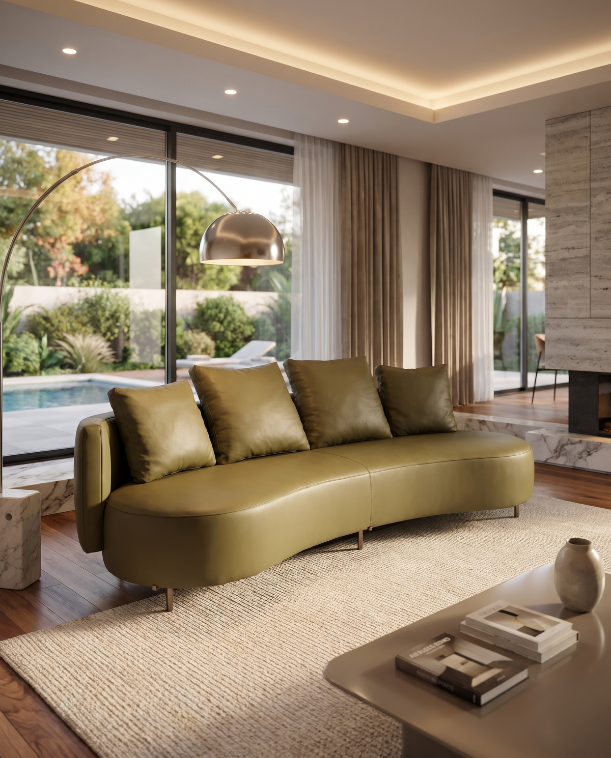 Kuren Bold Curved Sofa