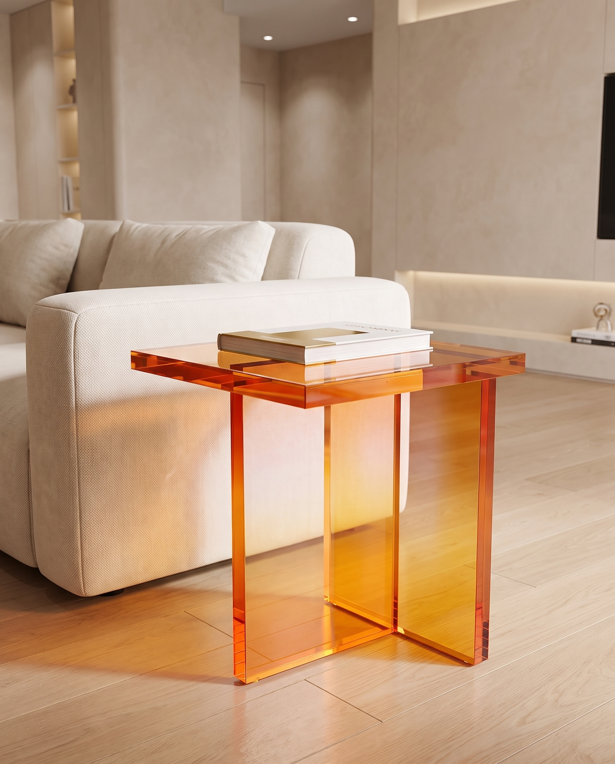 Lucent Lux Acrylic Side Table