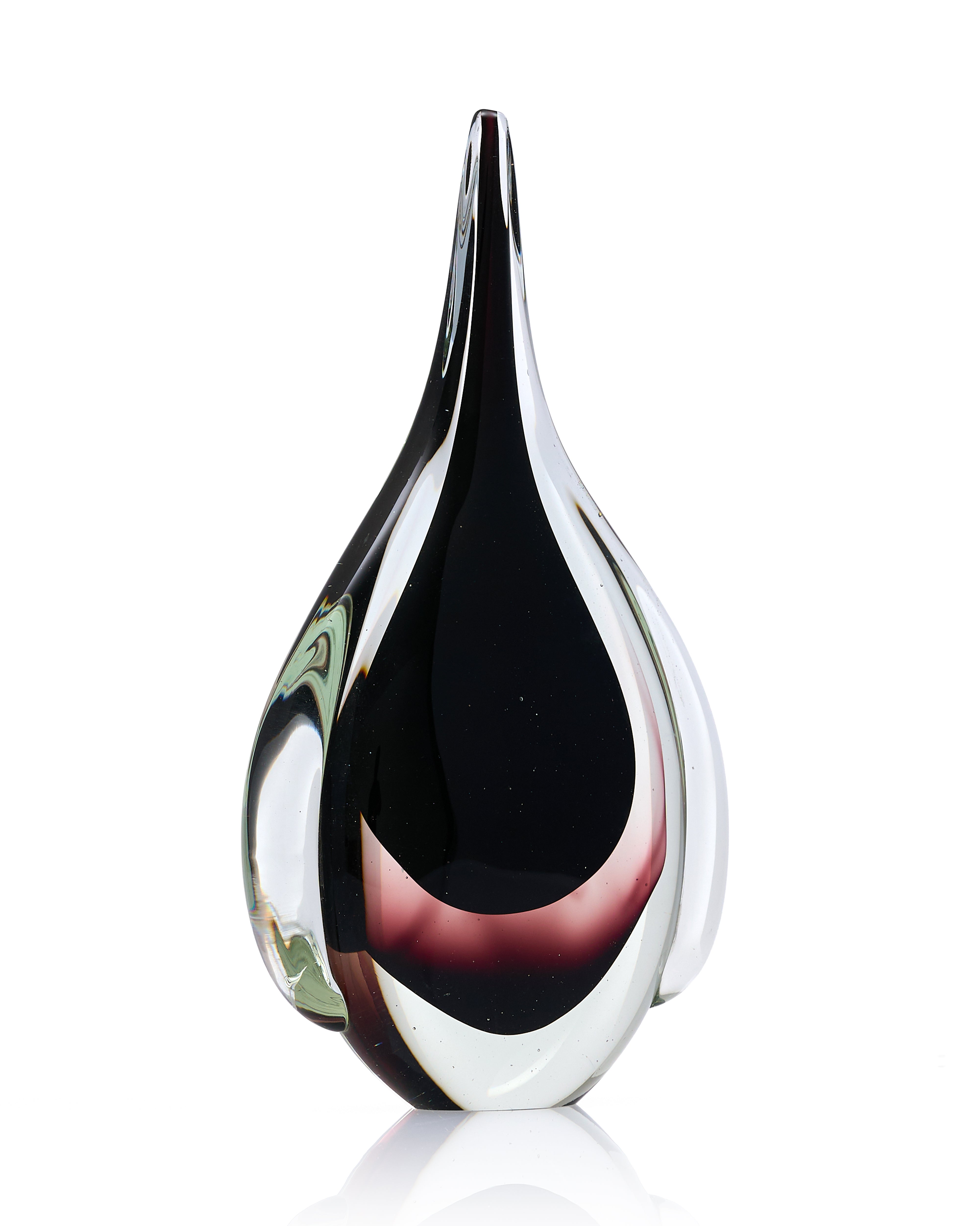 Luminous Drop Black Crystal Decor