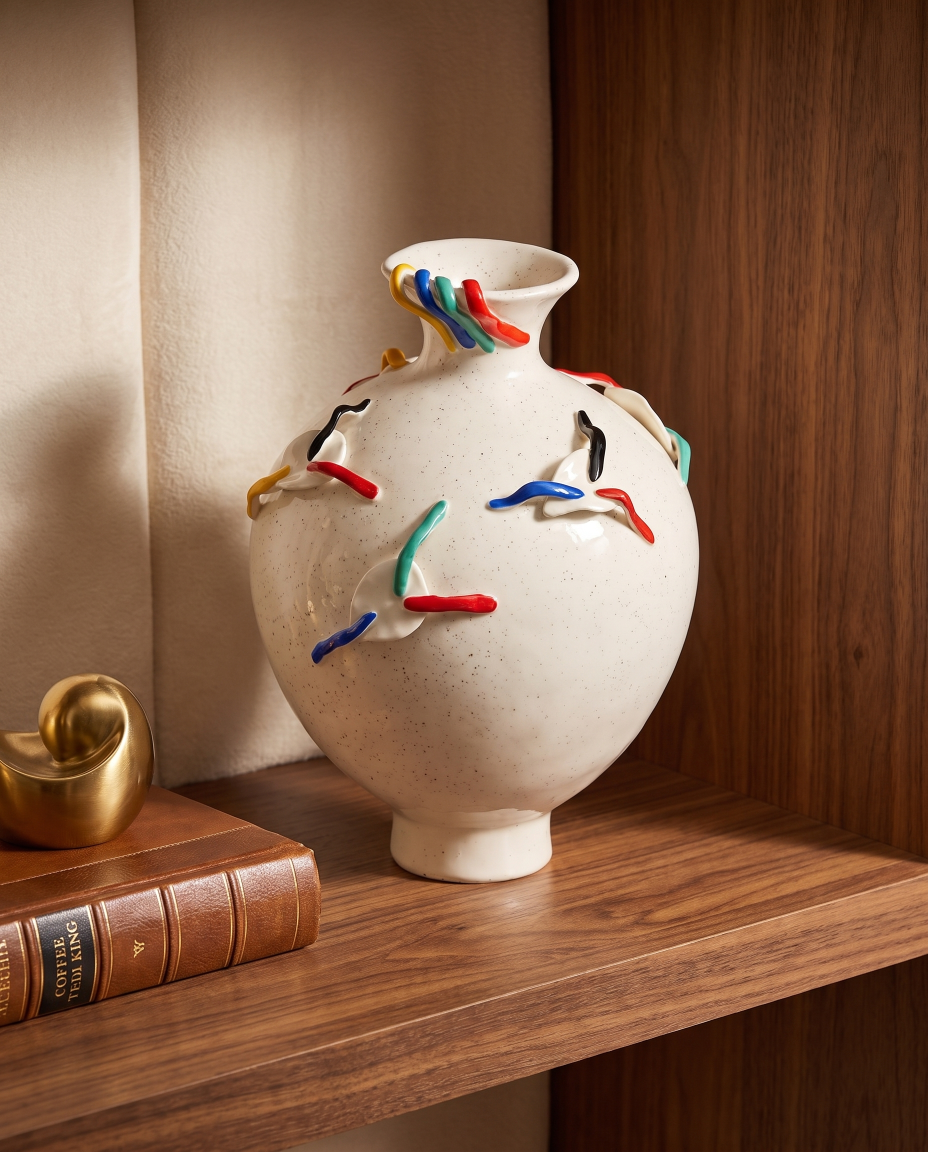 Luna Glaze Ceramic Vase
