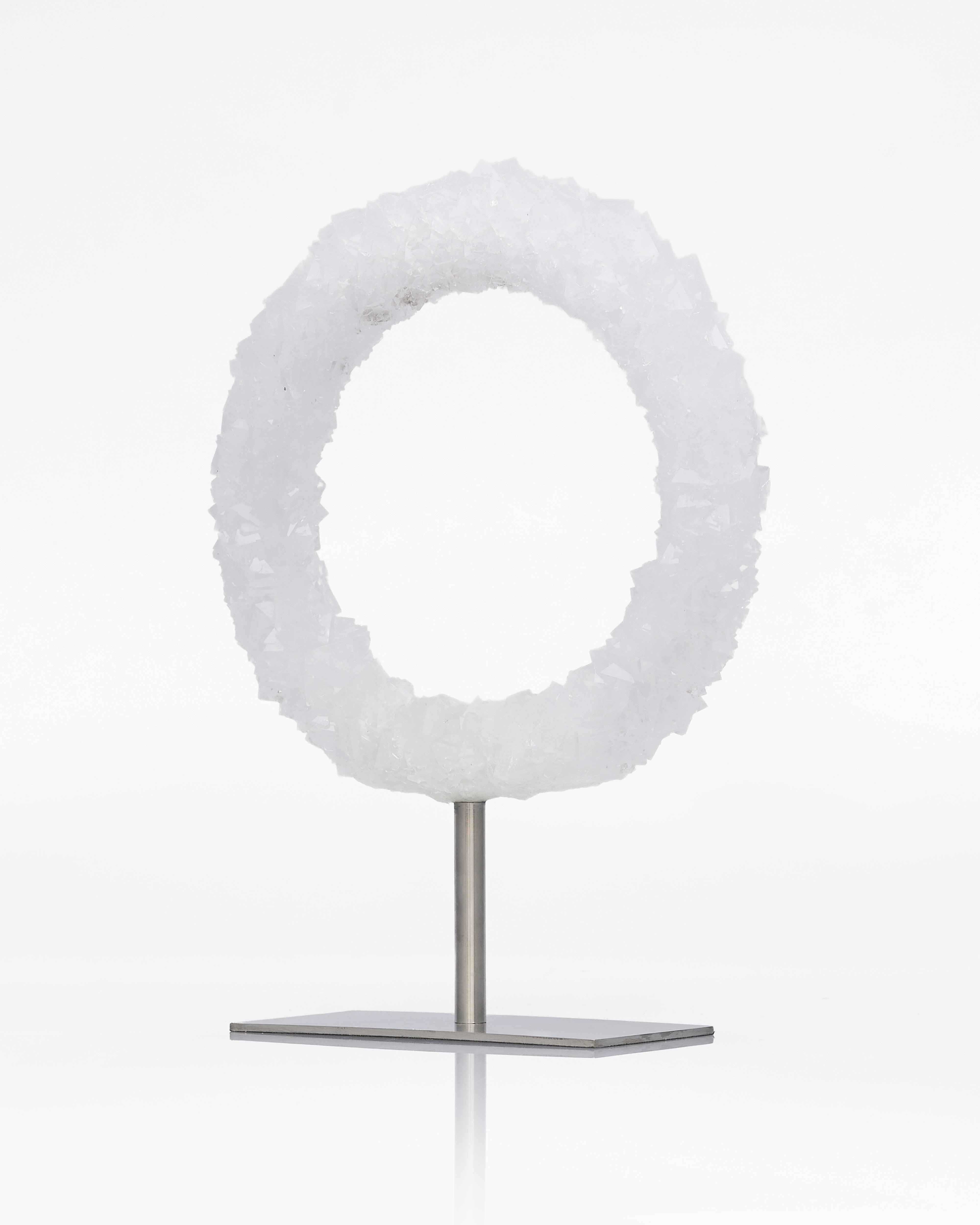 Luna Ring Crystal White Decor