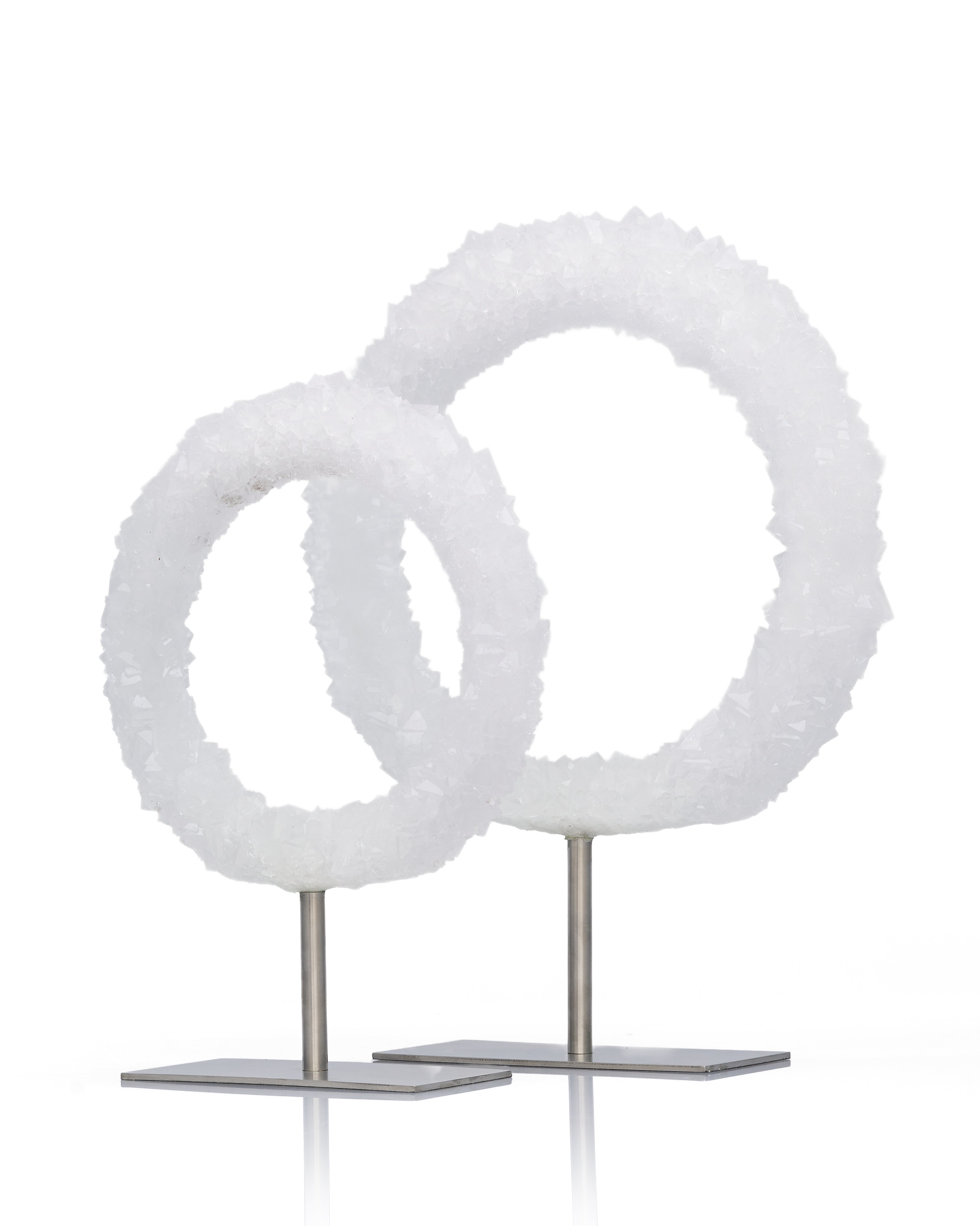 Luna Ring Crystal White Decor