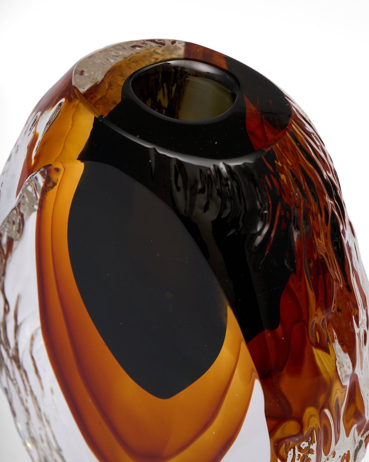 Magma Core Crystal Vase