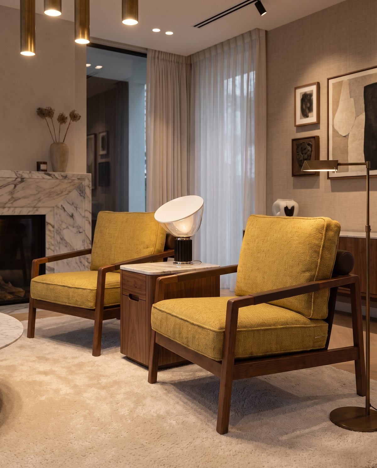 Malibu Lowline Armchair - Yellow