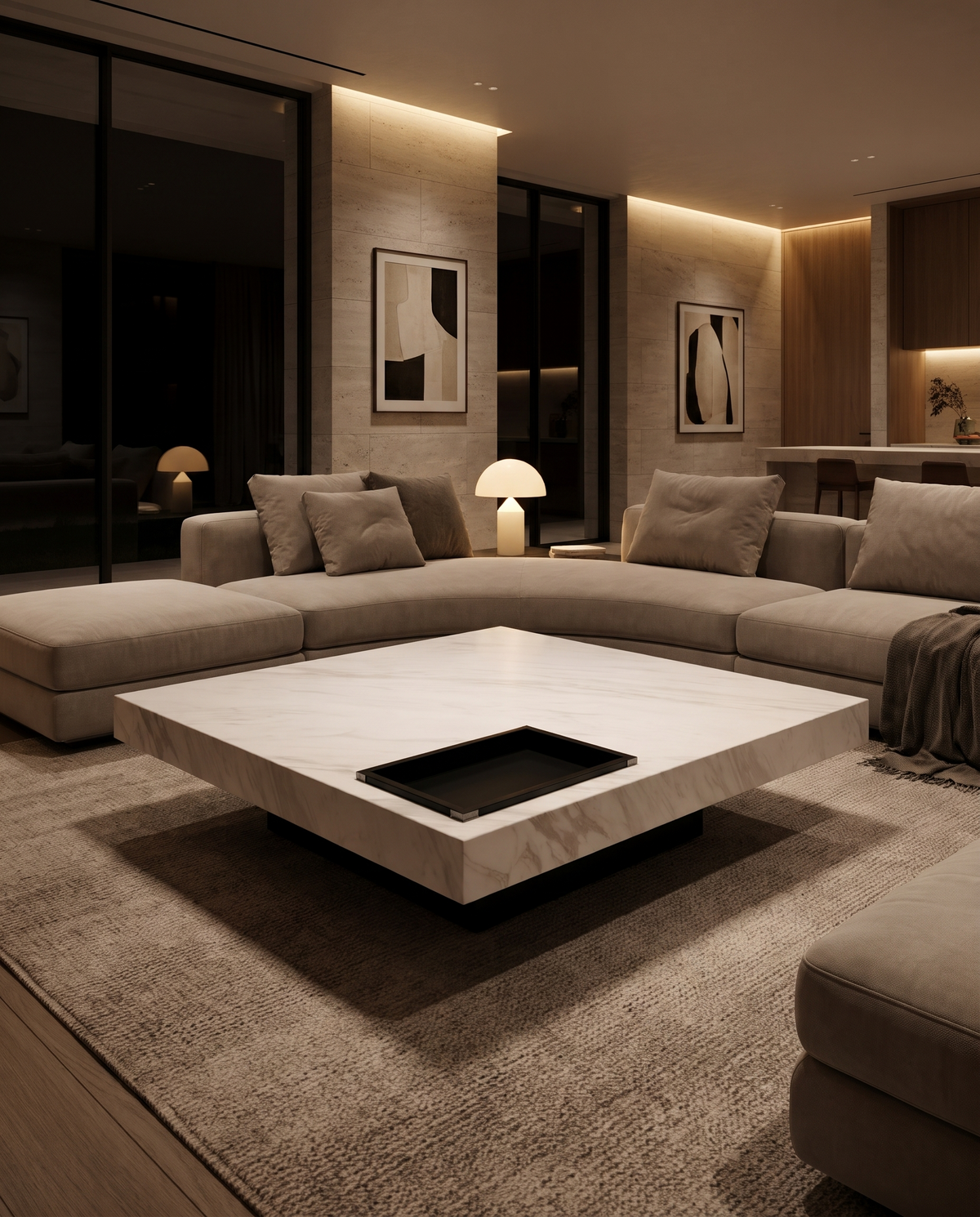 Marbrex Sunk Coffee Table