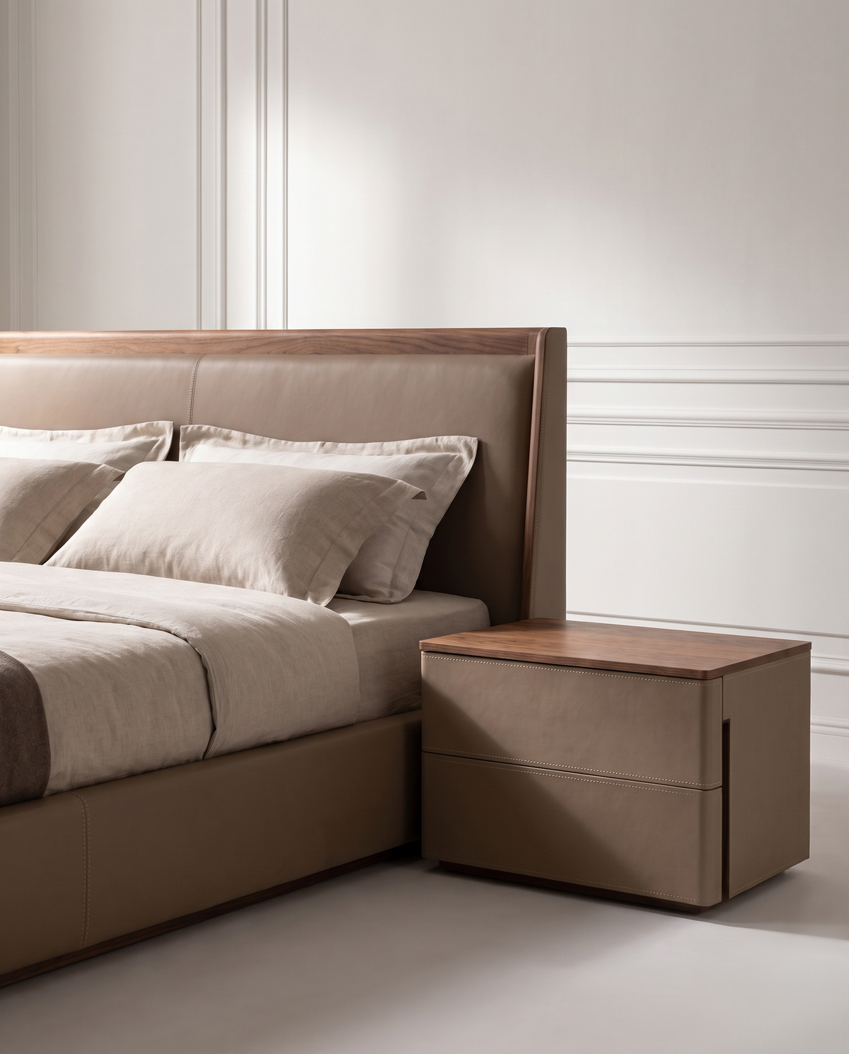 Marche Chest Nightstand Bedside Table(Set of 2)