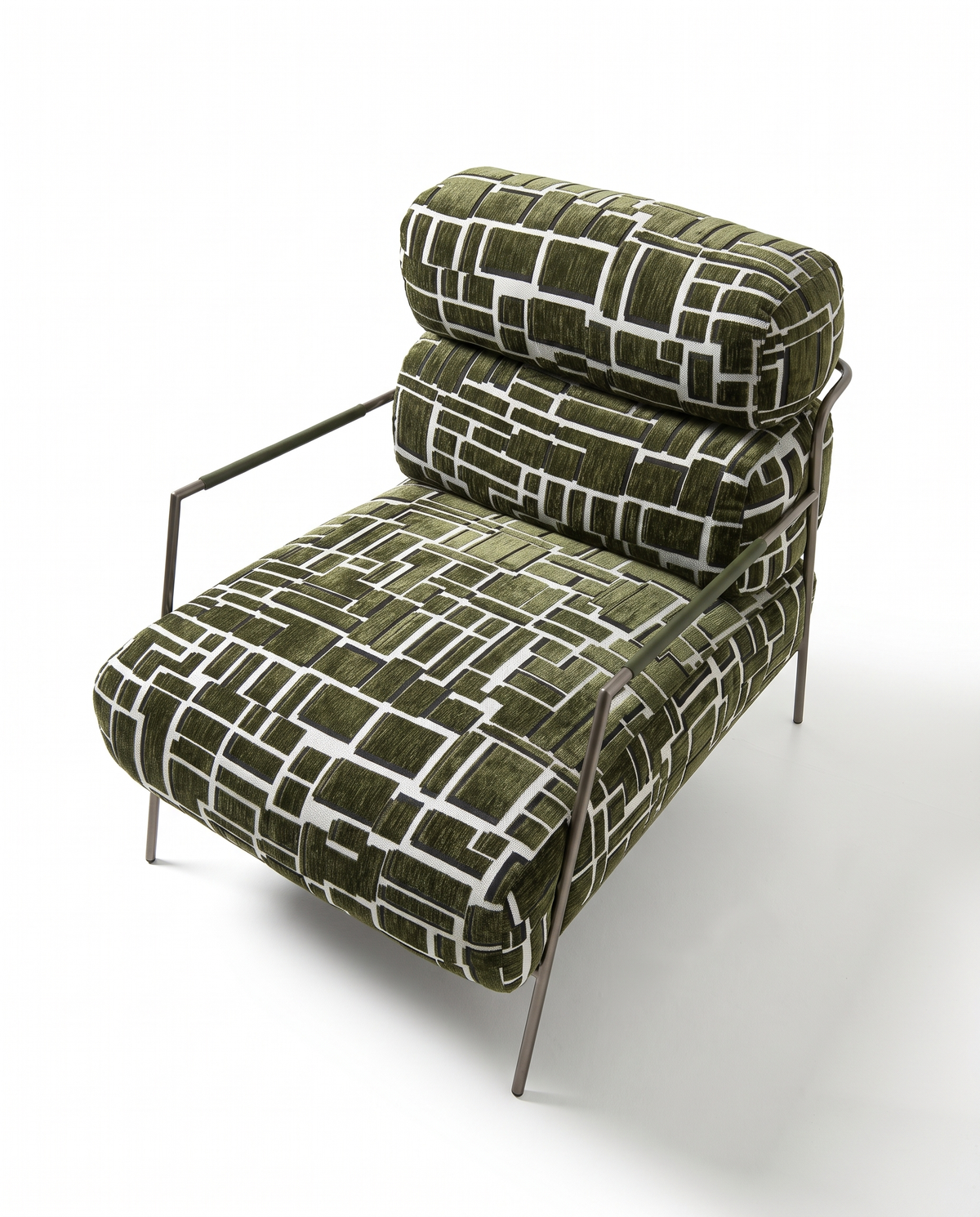Merlot Armchair - Army Green