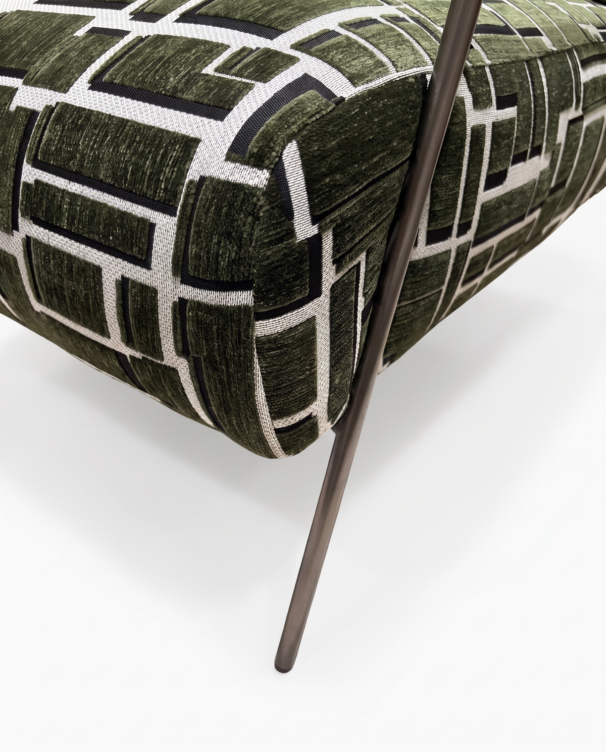 Merlot Armchair - Army Green