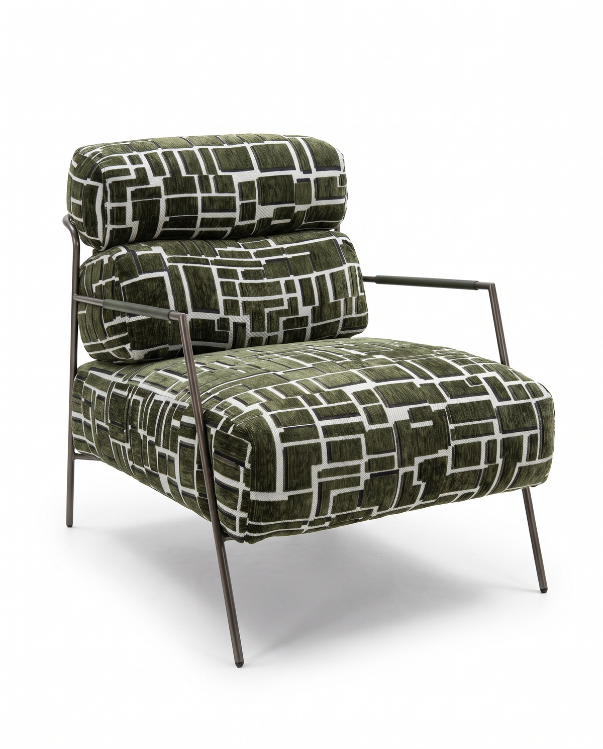 Merlot Armchair - Army Green