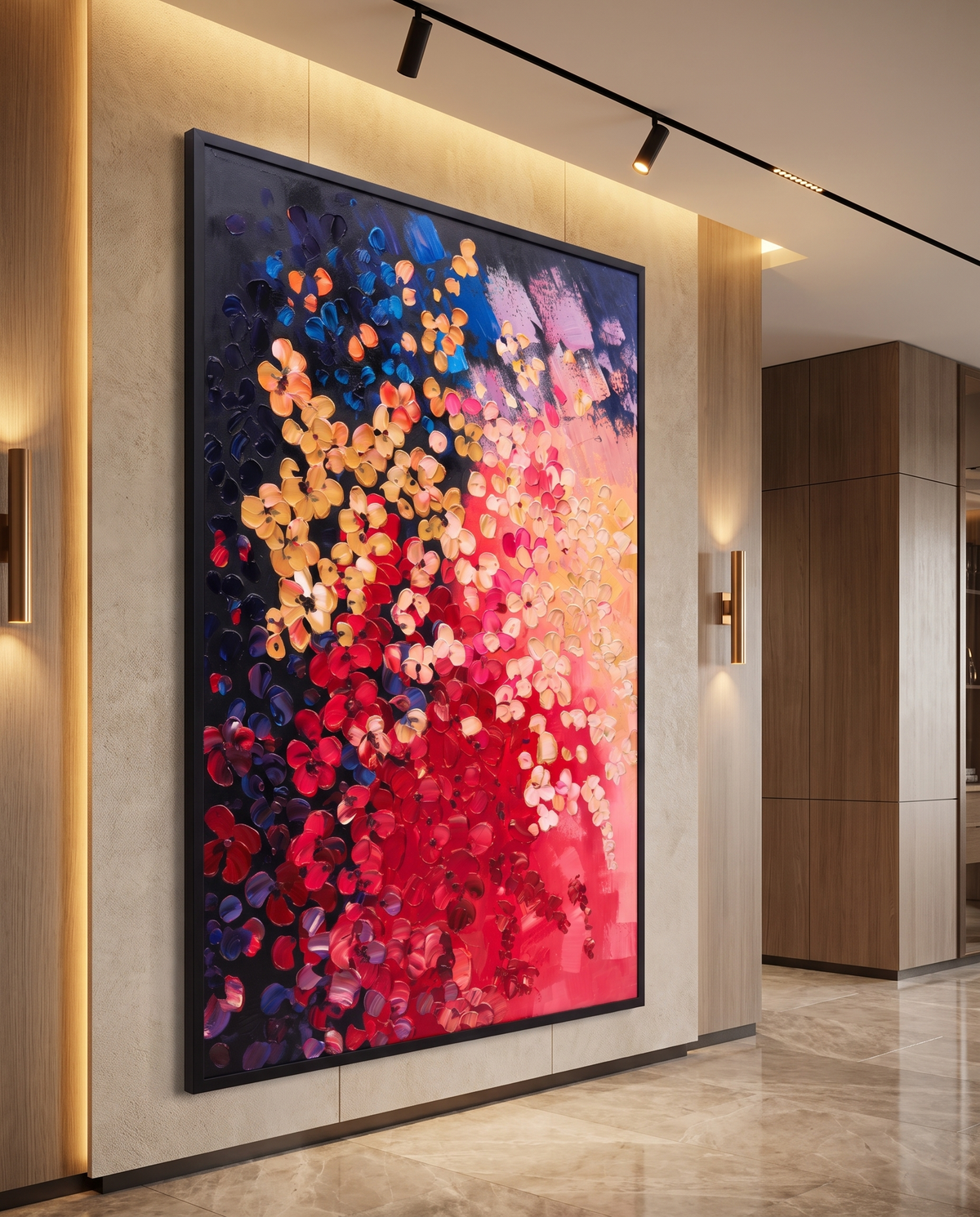 Midnight Botanica - Modern Luxury Wallart