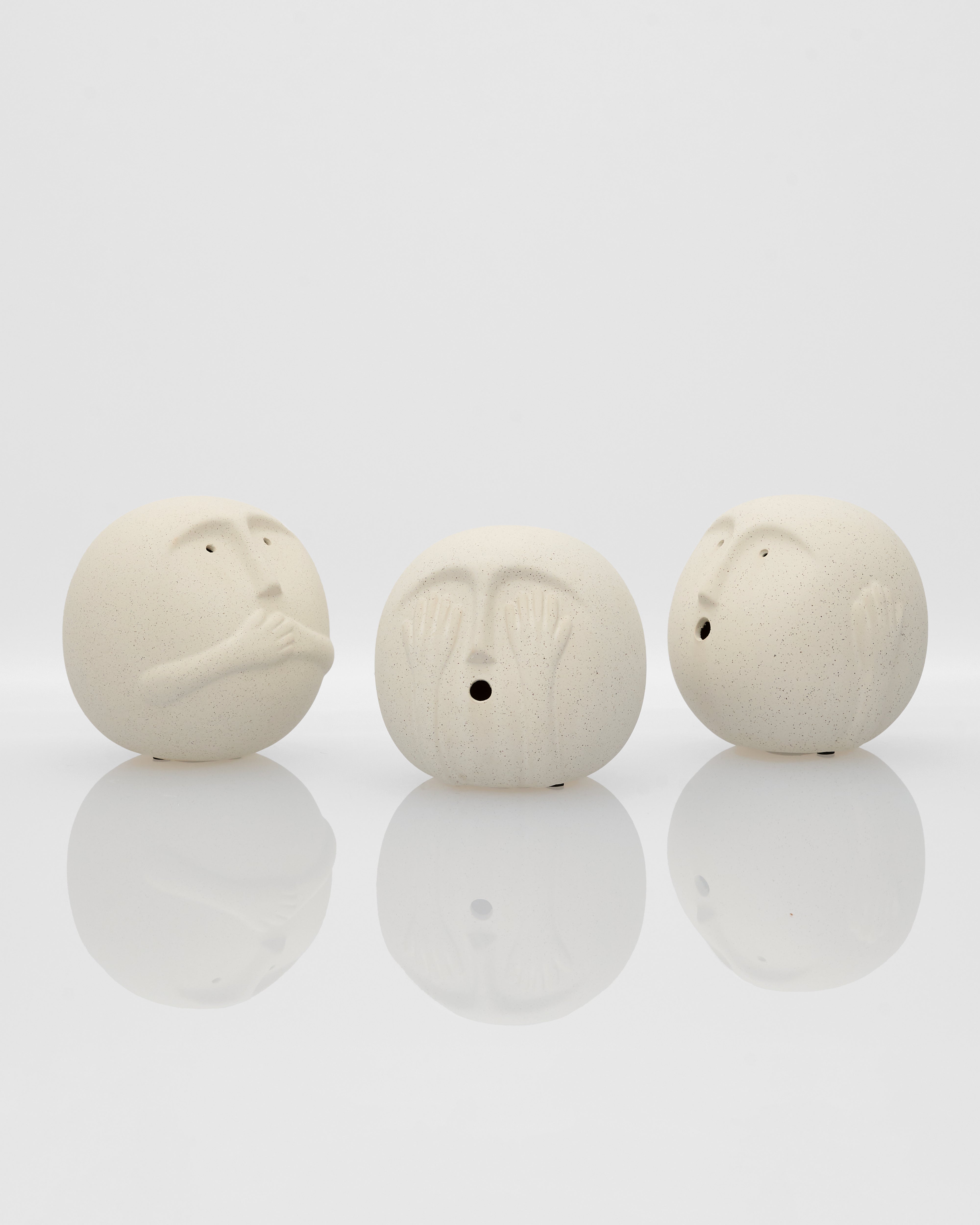 Minimalist Three Virtues sculpture luxury home decor accent featuring abstract form and refined contemporary craftsmanship