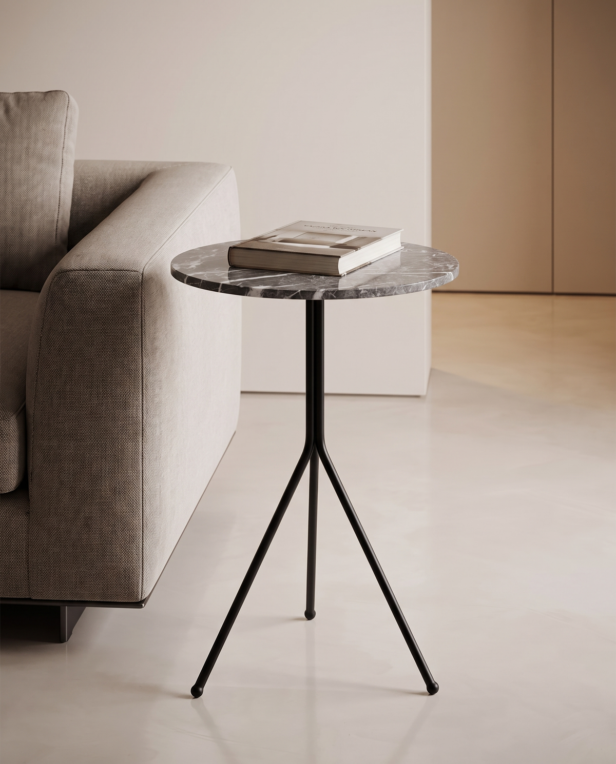 Moisac Grey Side Table