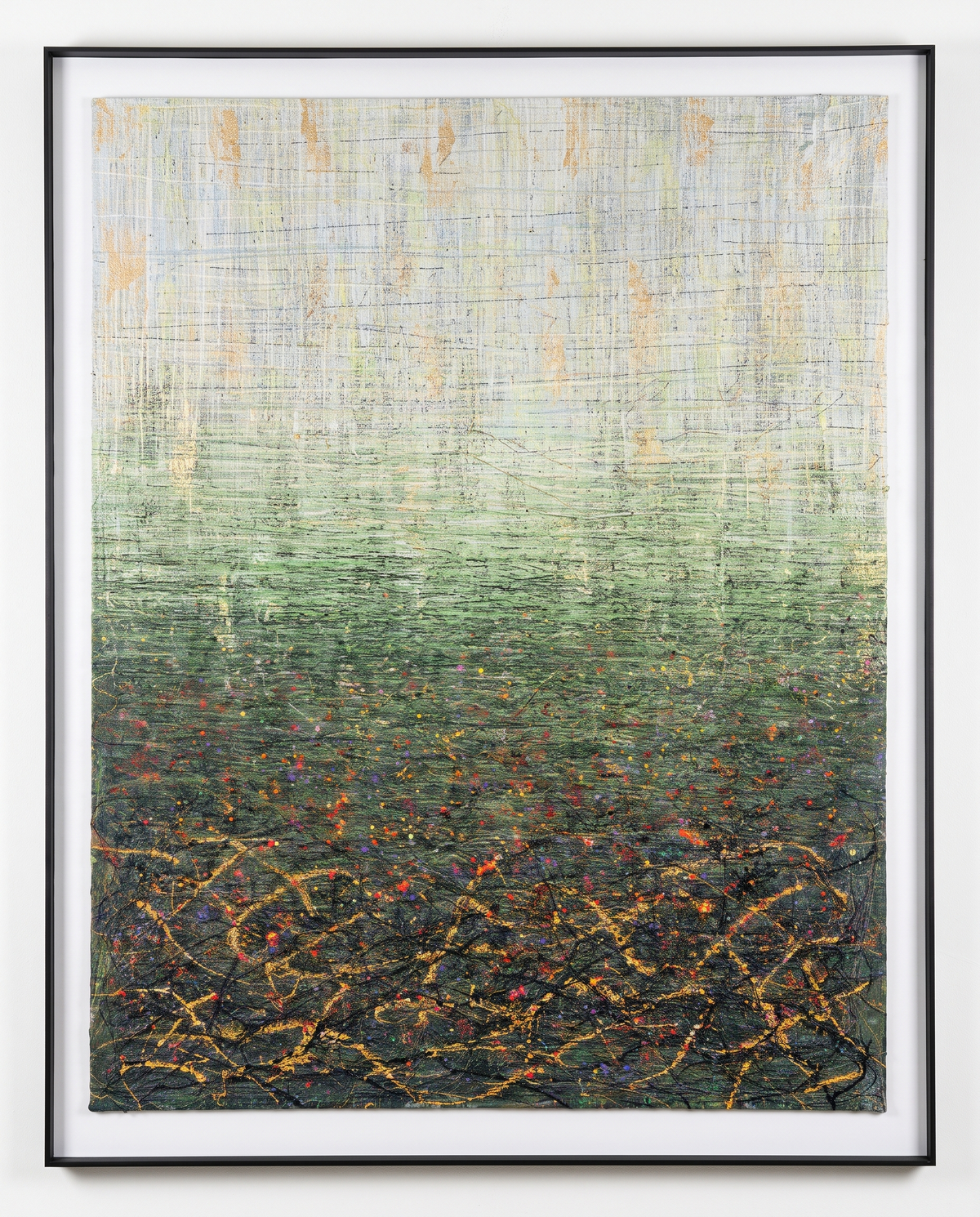 Moss & Embers - Modern Abstract Wallart