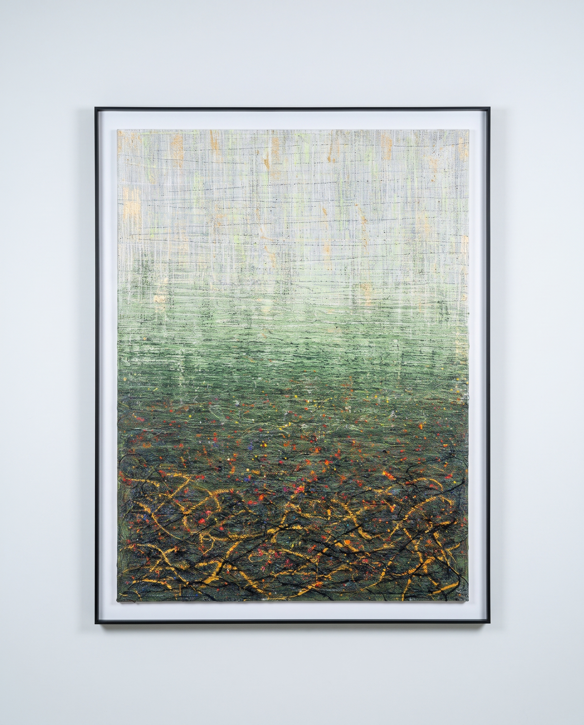 Moss & Embers - Modern Abstract Wallart