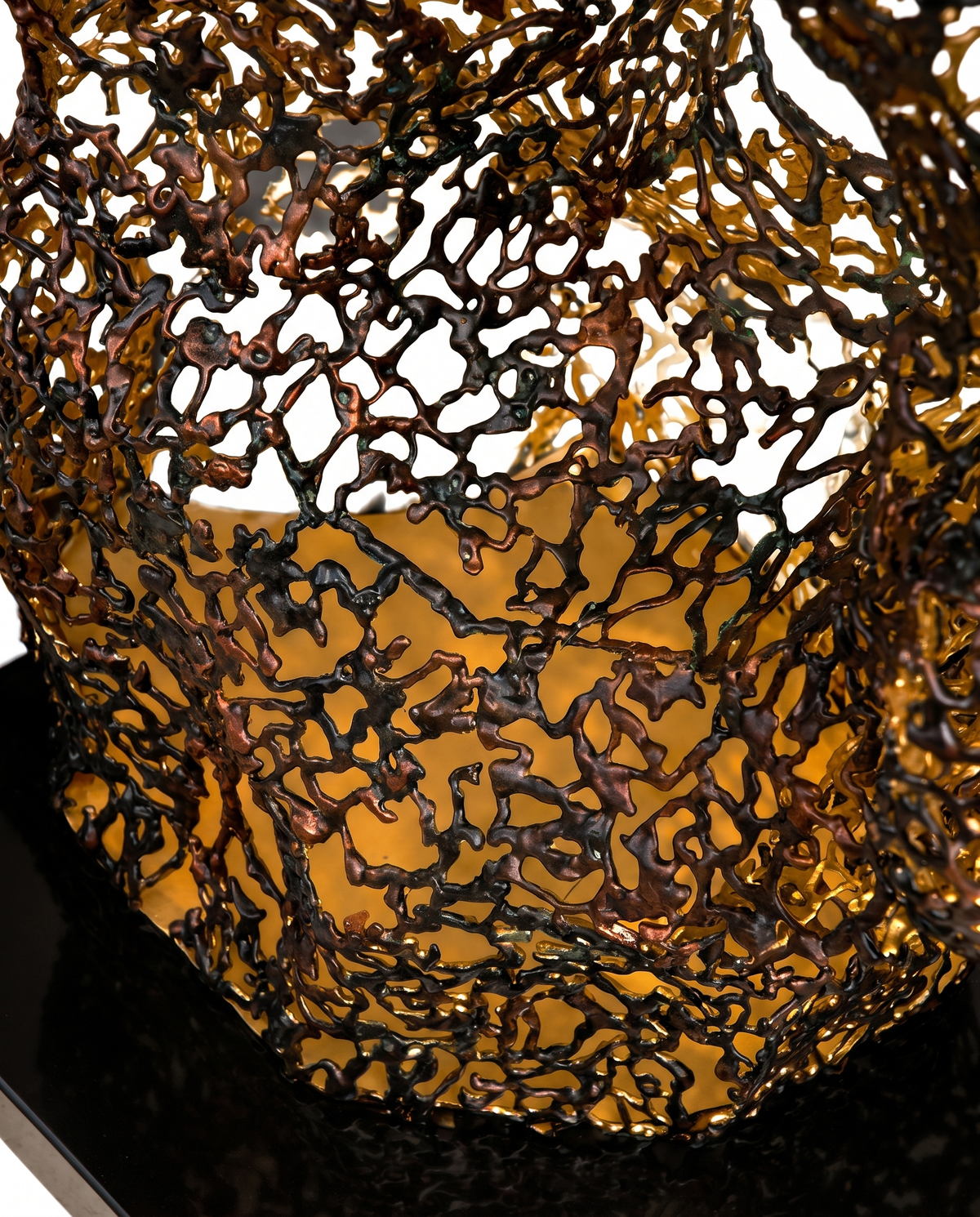 Mycelium Matrix Stainless Steel Sculpture