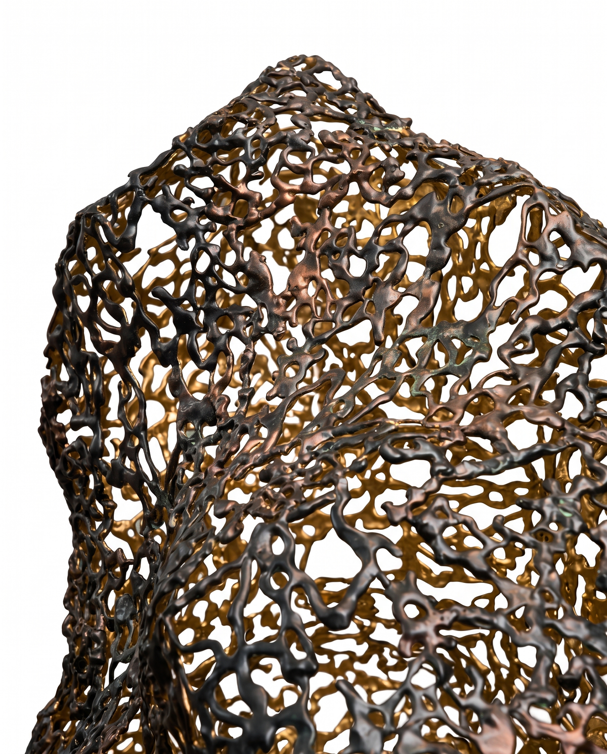 Mycelium Matrix Stainless Steel Sculpture